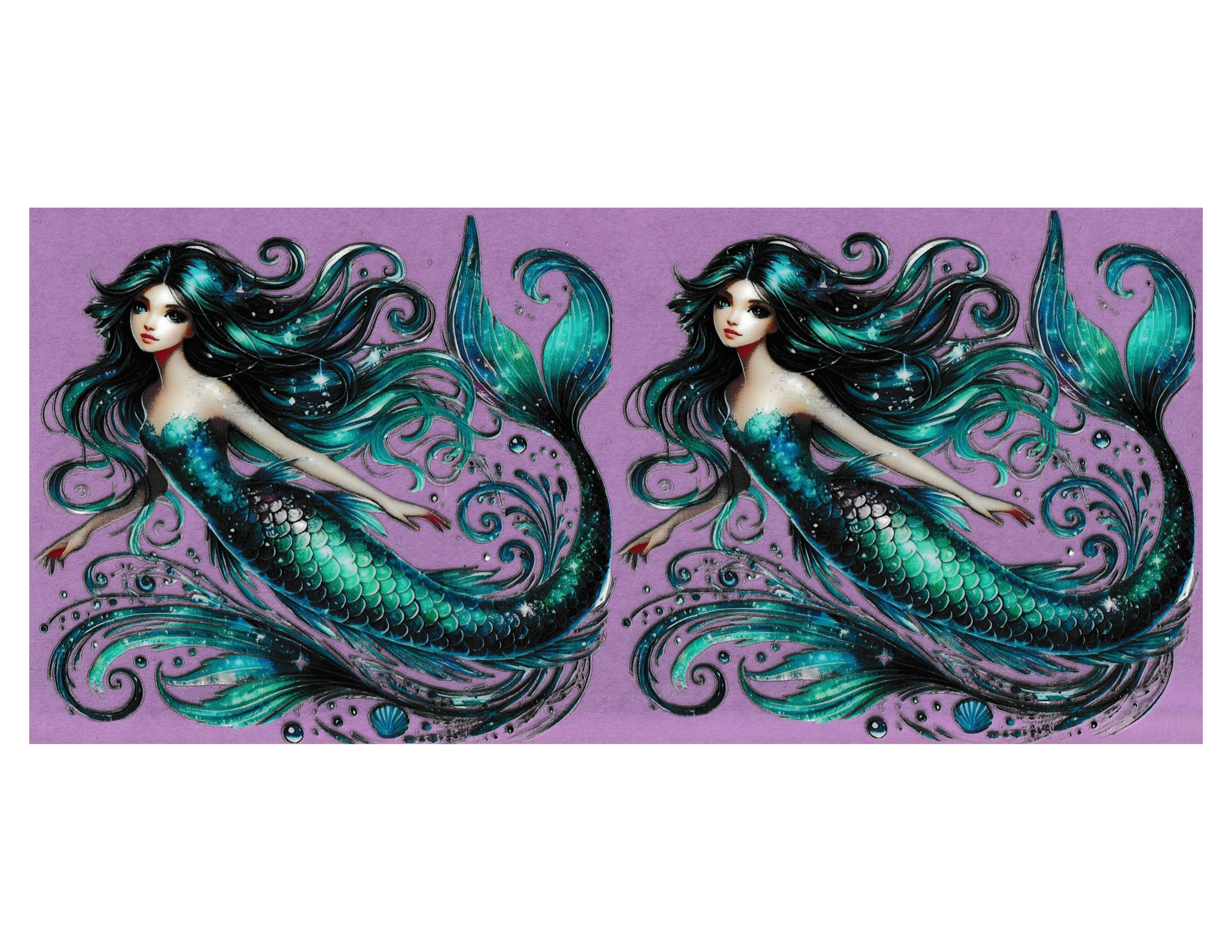 16oz Cup Wrap Mermaid