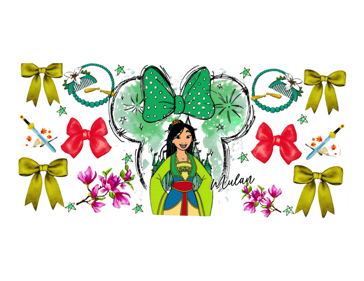 16oz Cup Wrap Warrior Princess