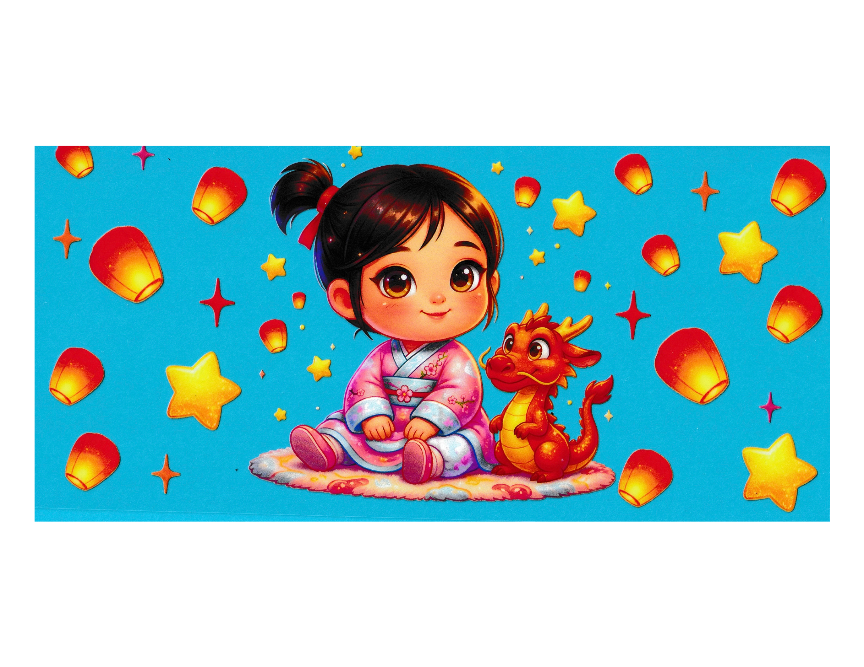 16oz Cup Wrap Warrior Princess