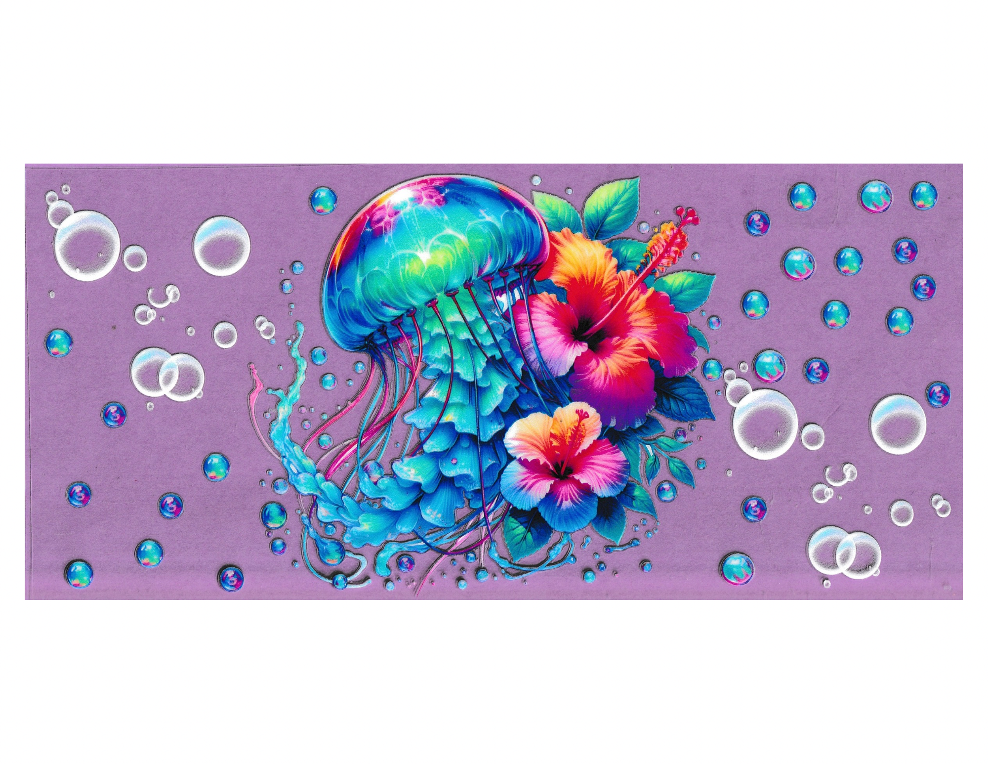 16oz Cup Wrap Jellyfish