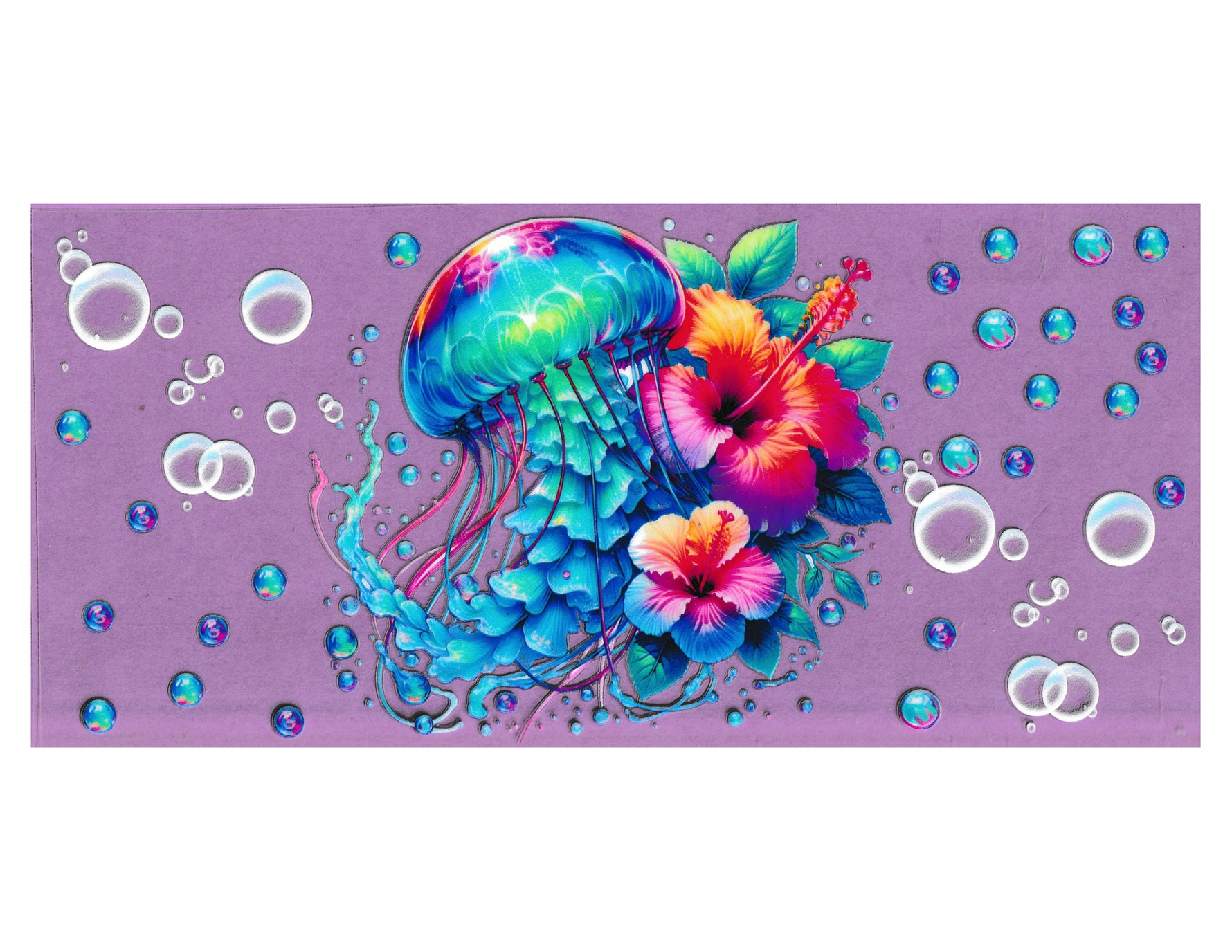16oz Cup Wrap Jellyfish