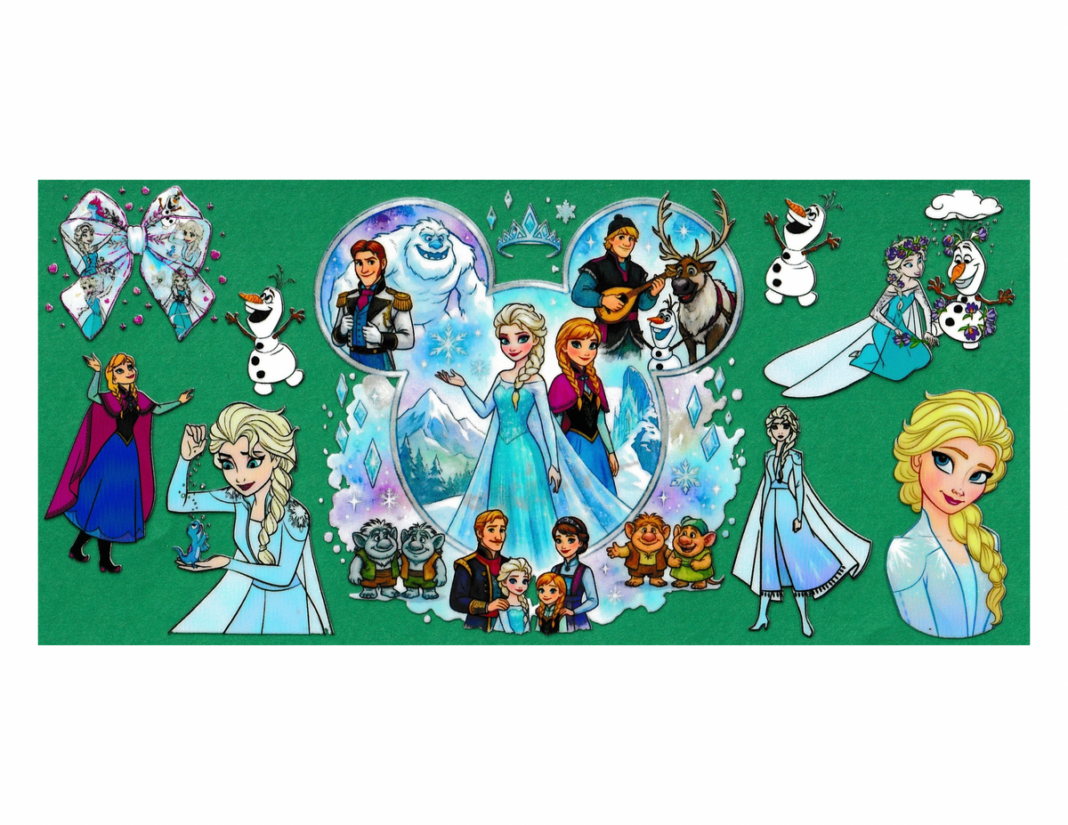 16oz Cup Wrap Frozen Princess