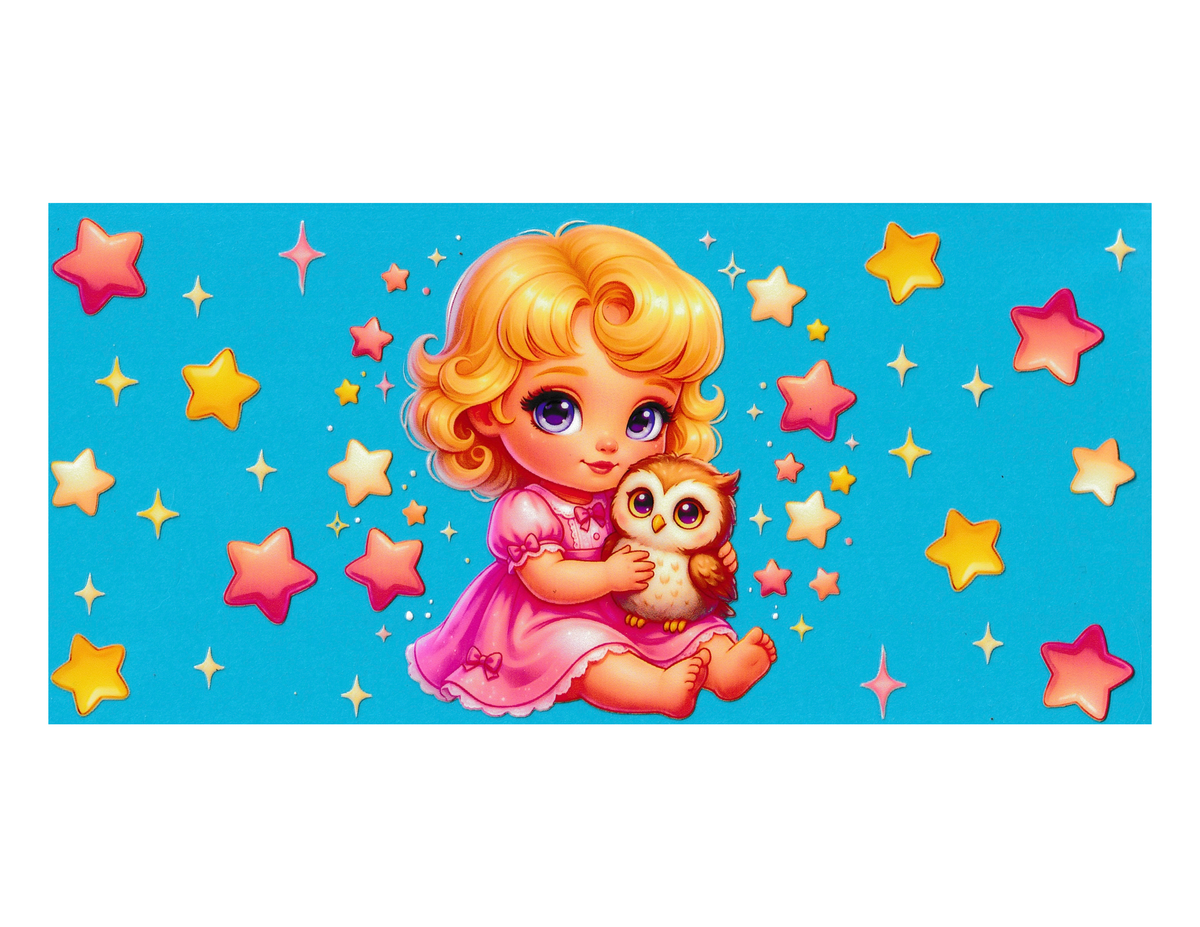 16oz Cup Wrap Sleeping Princess