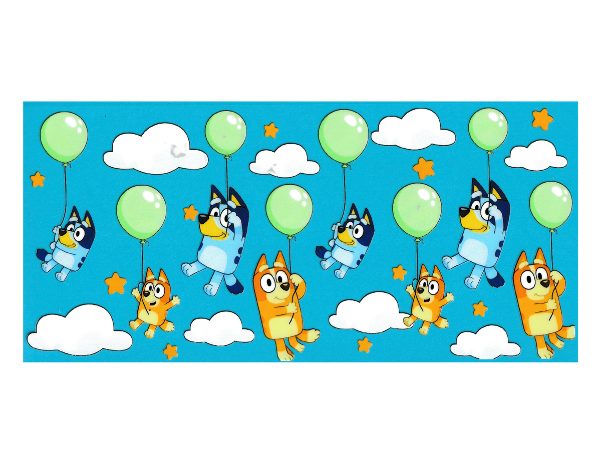 16oz Cup Wrap Kids TV Bluey
