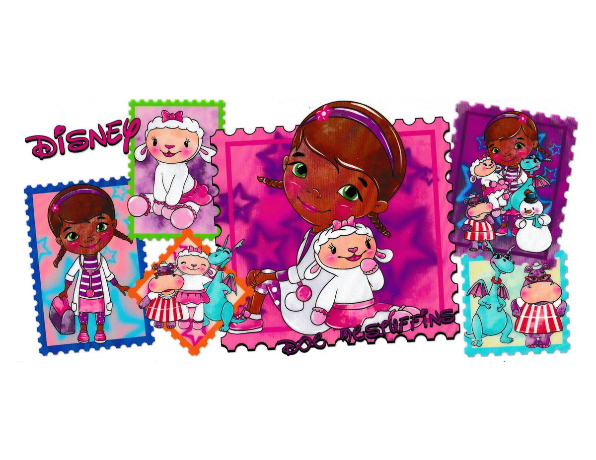 16oz Cup Wrap Doc Mcstuffins