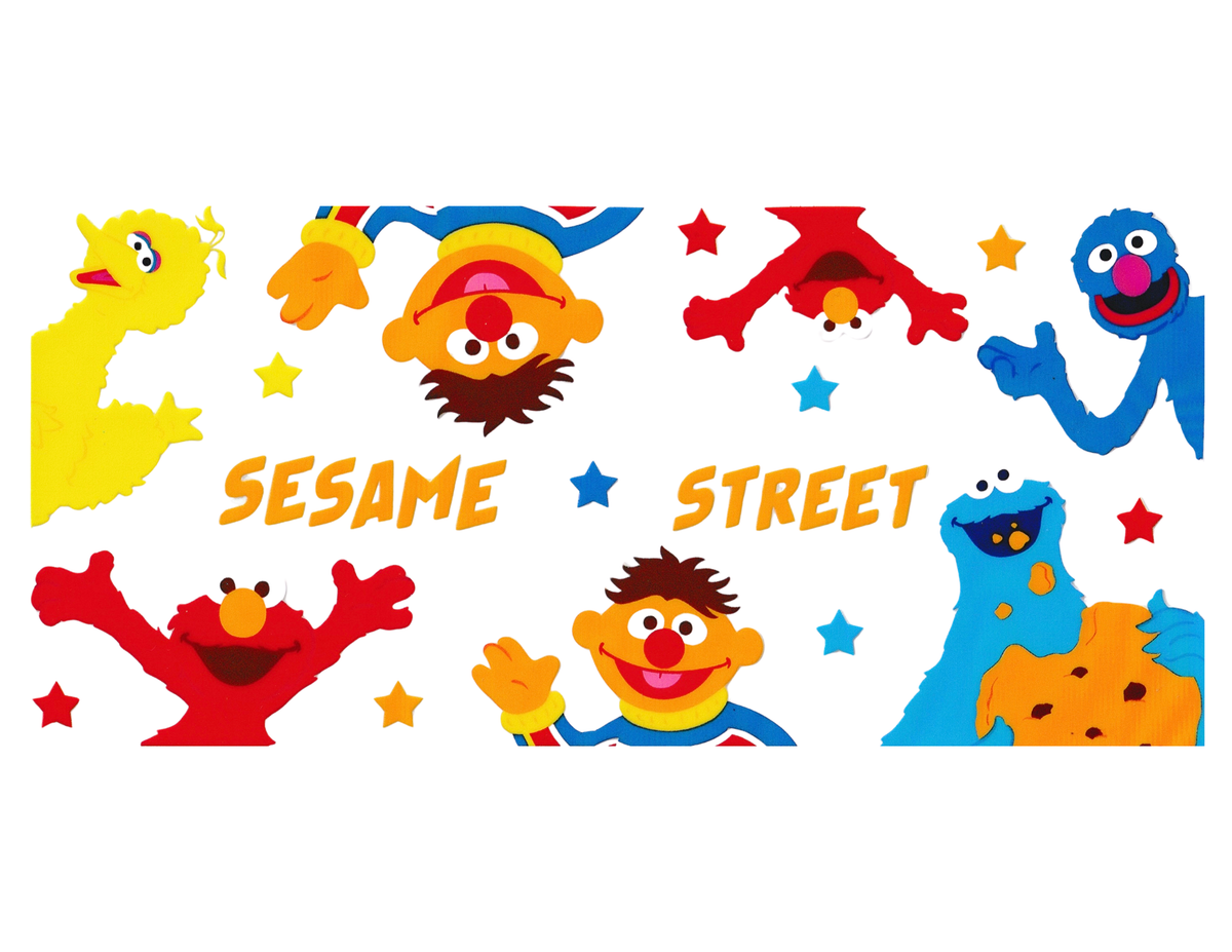 16oz Cup Wrap Sesame Street