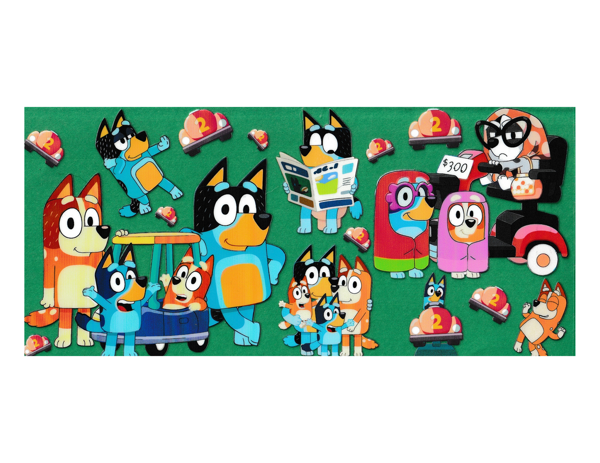 16oz Cup Wrap Kids TV Bluey