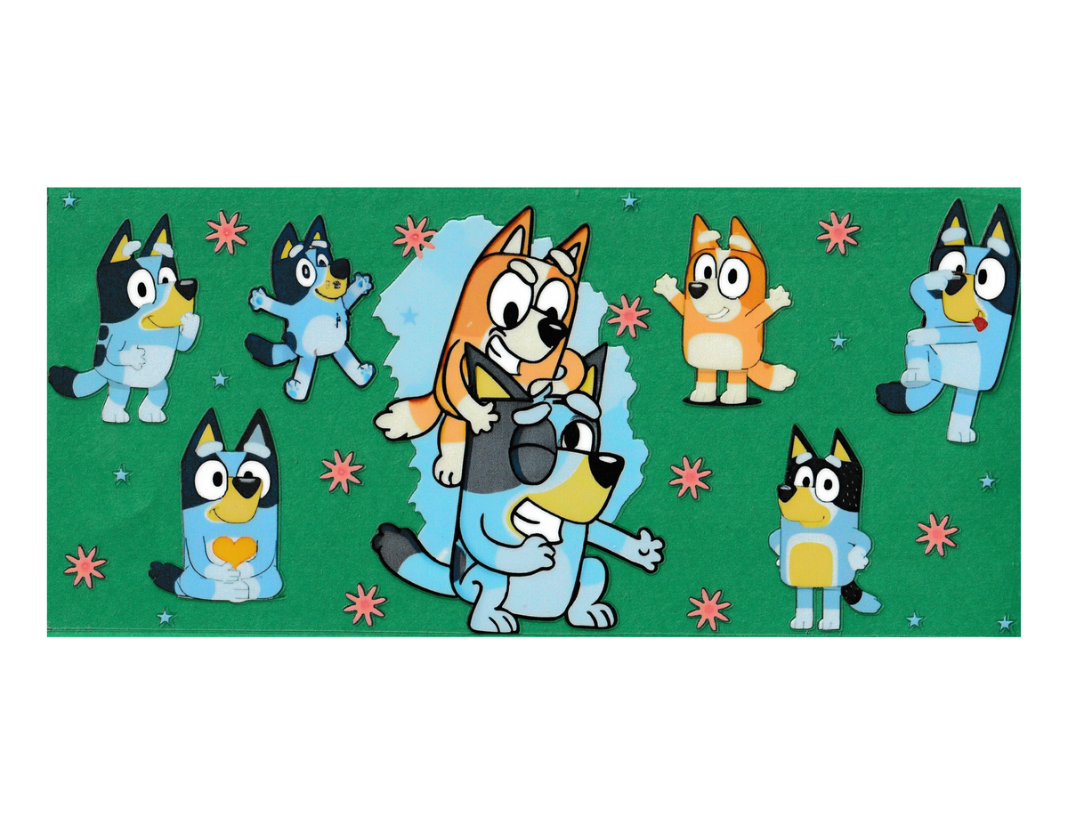 16oz Cup Wrap Kids TV Bluey
