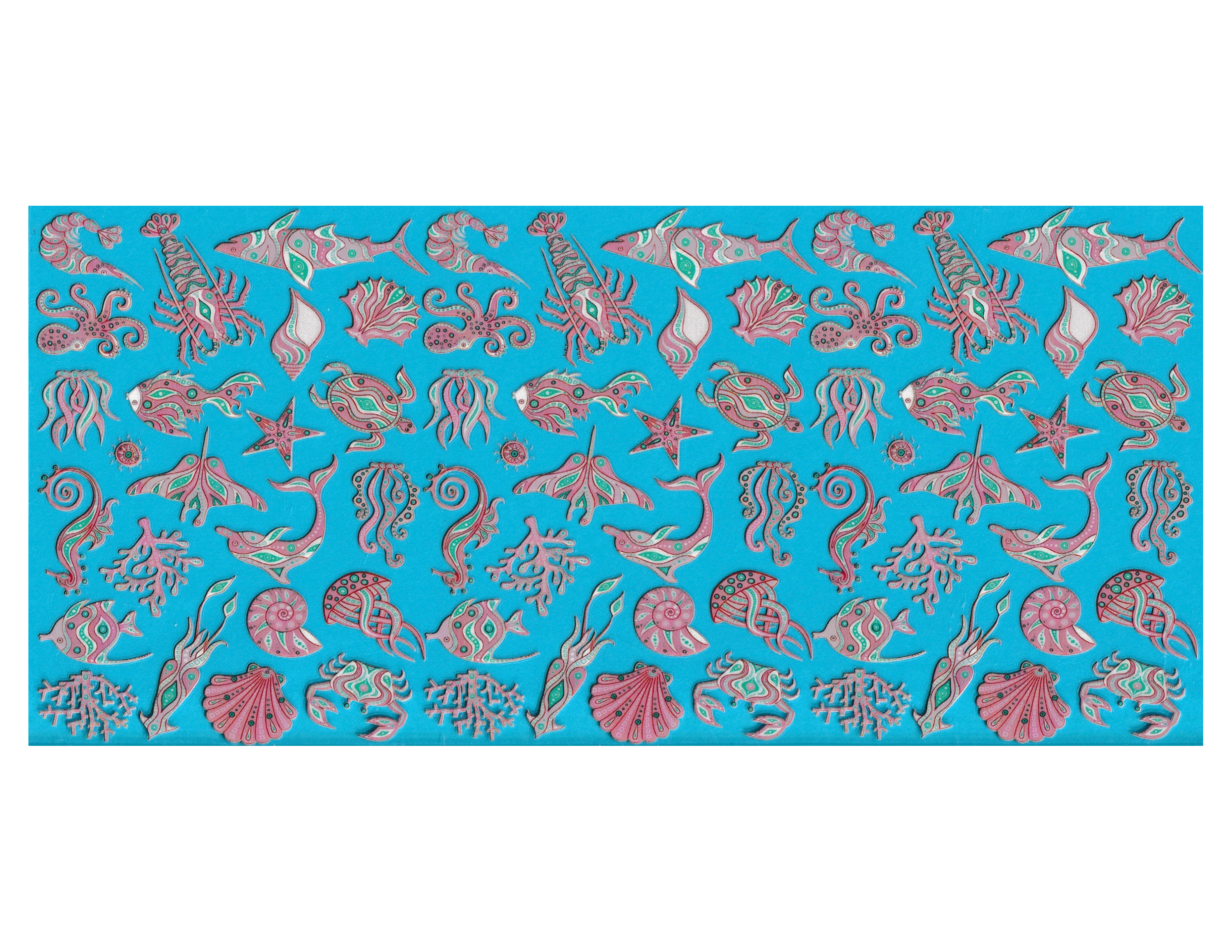 16oz Cup Wrap Sea Animals