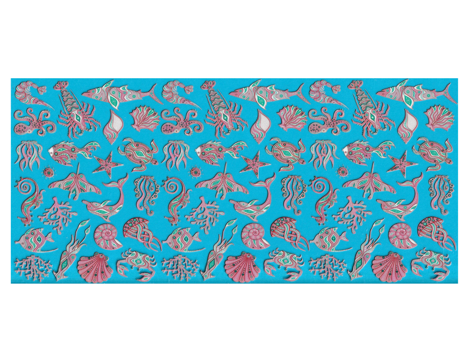16oz Cup Wrap Sea Animals