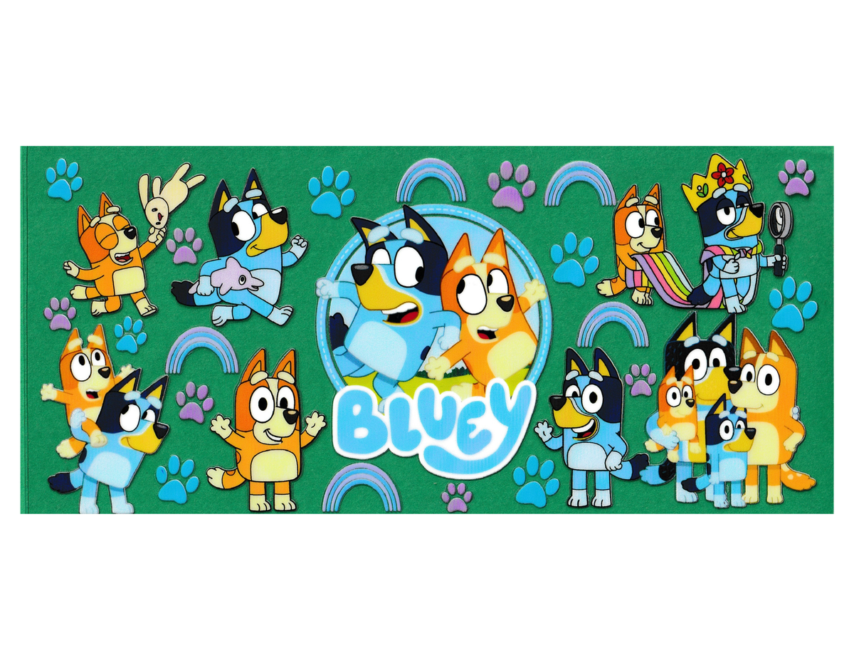 16oz Cup Wrap Kids TV Bluey