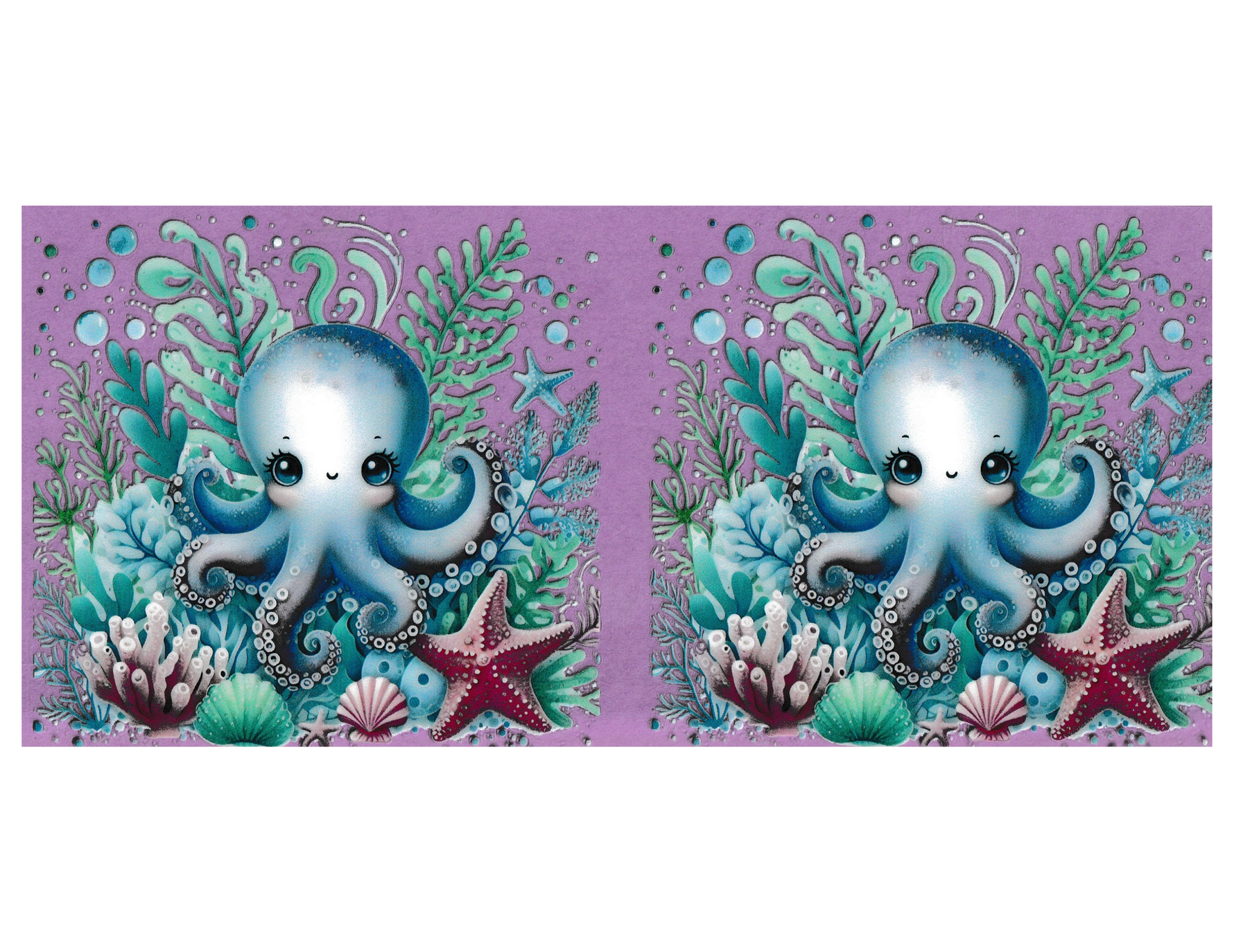 16oz Cup Wrap Octopus