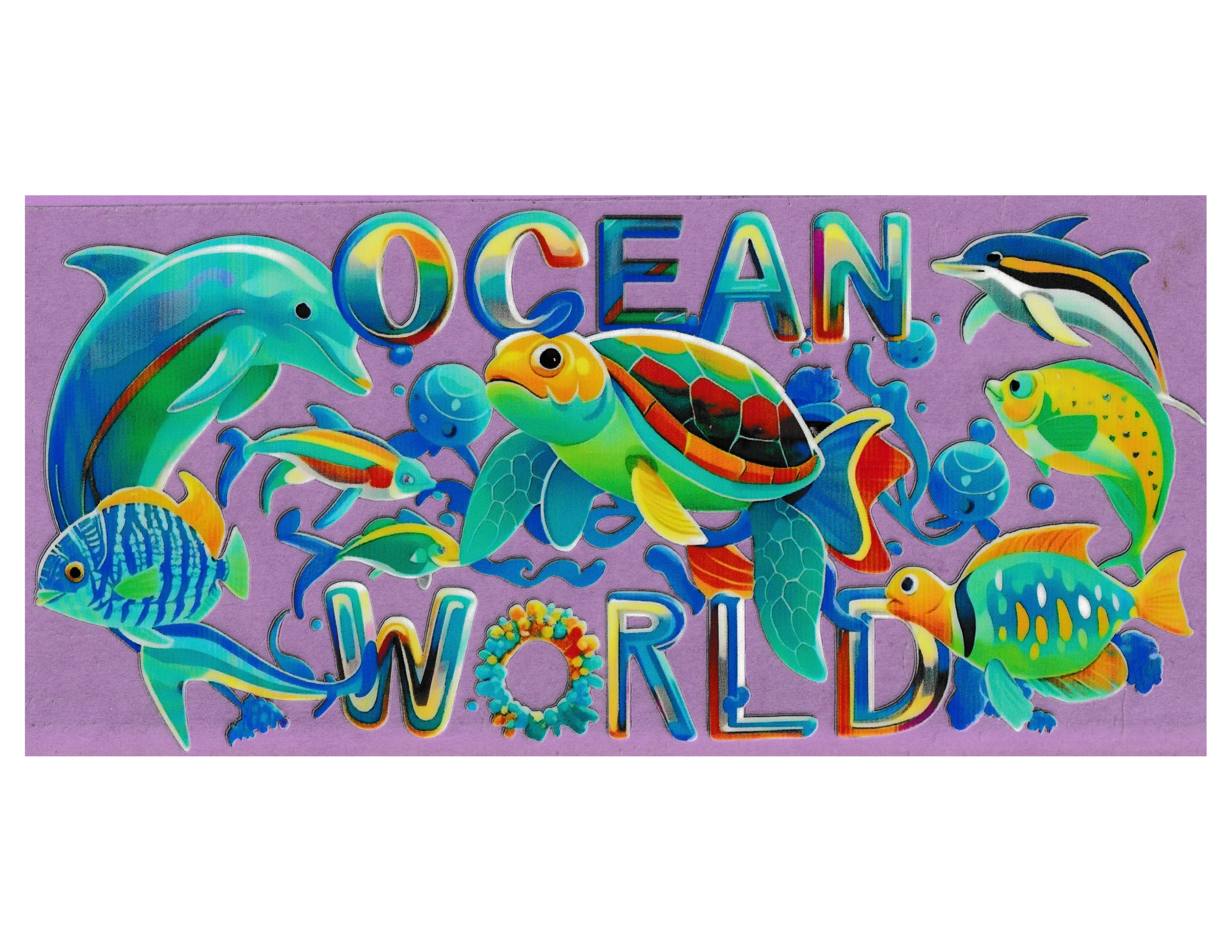16oz Cup Wrap Sea Animals