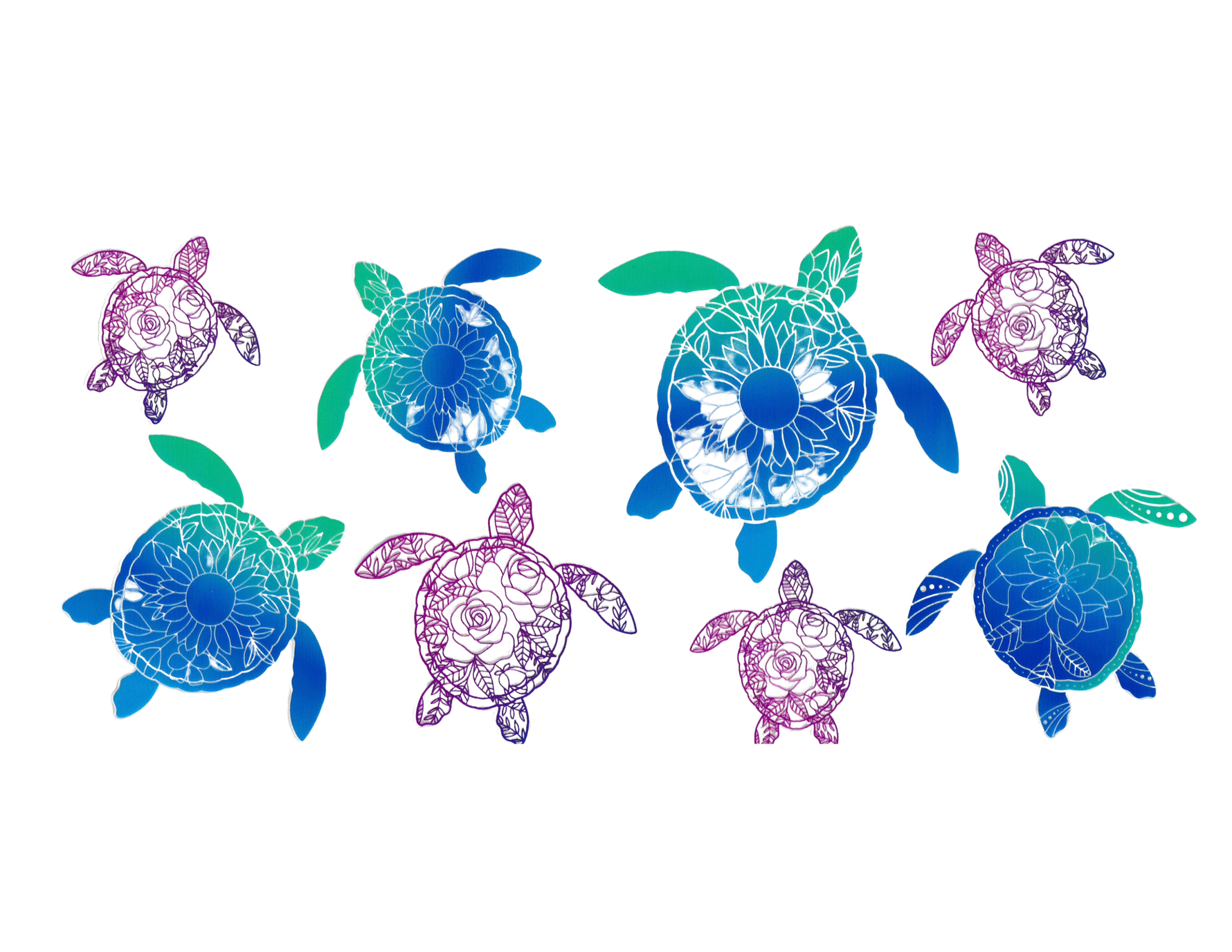 16oz Cup Wrap Turtle