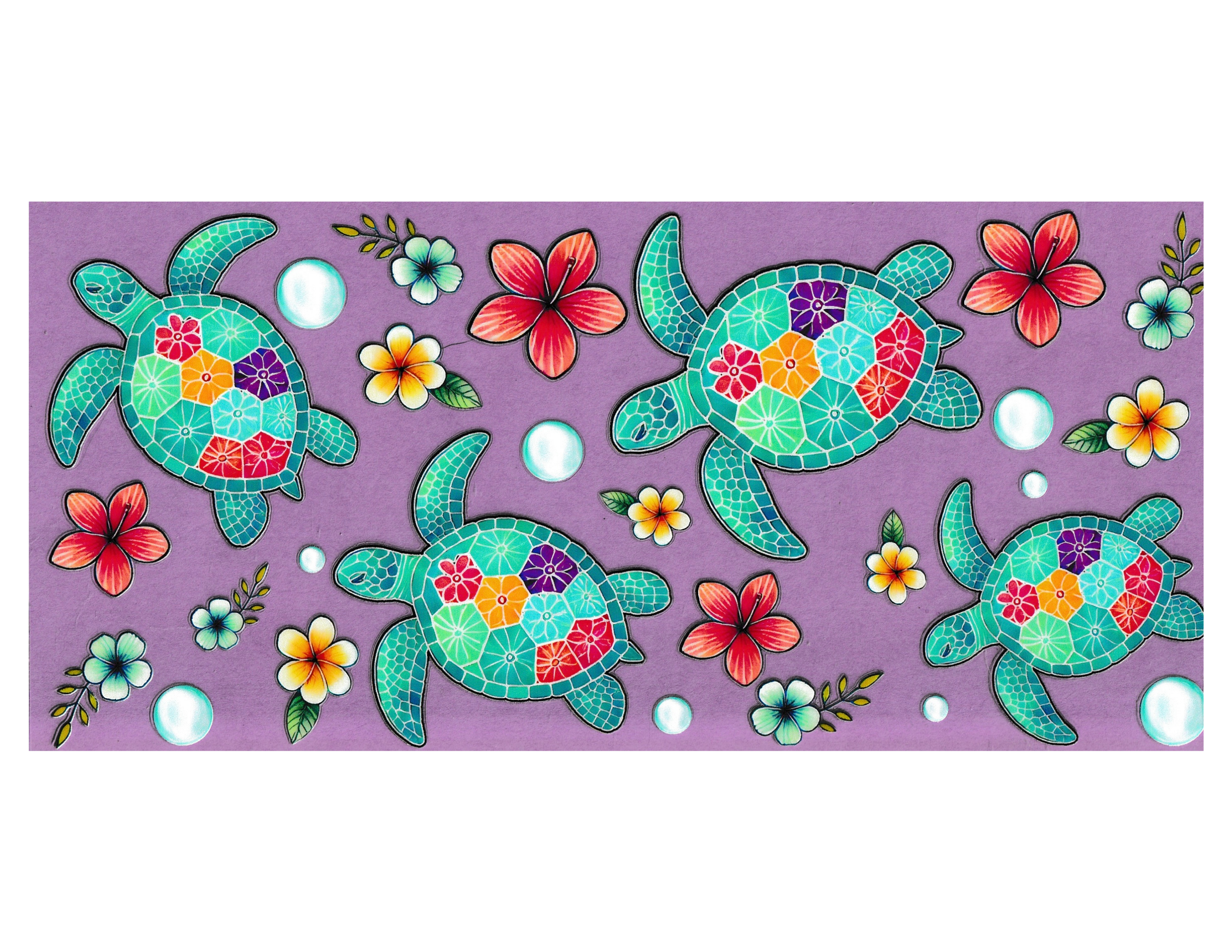 16oz Cup Wrap Turtle