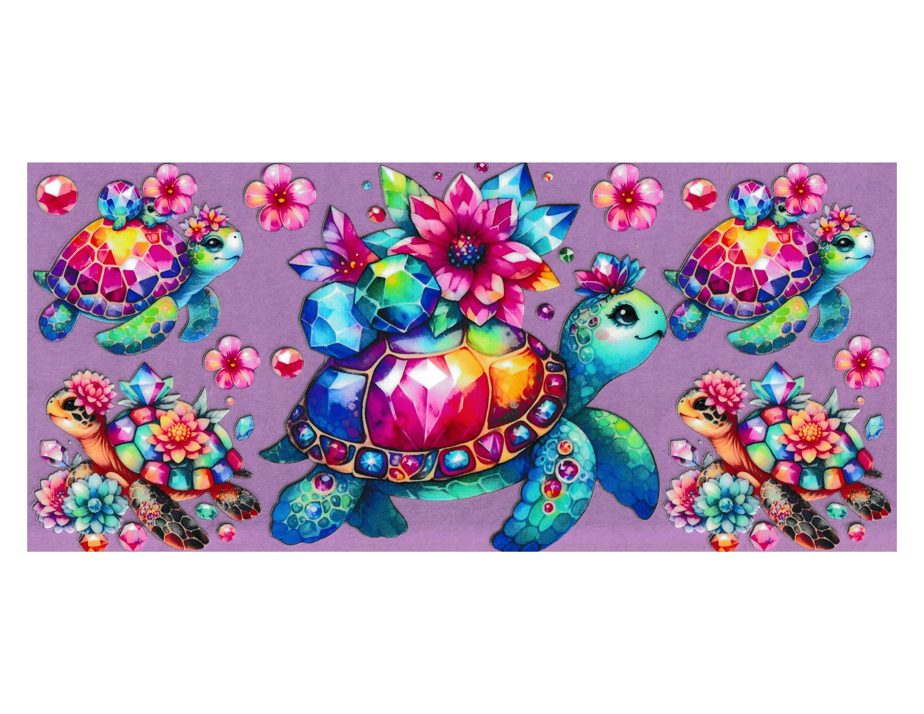 16oz Cup Wrap Turtle