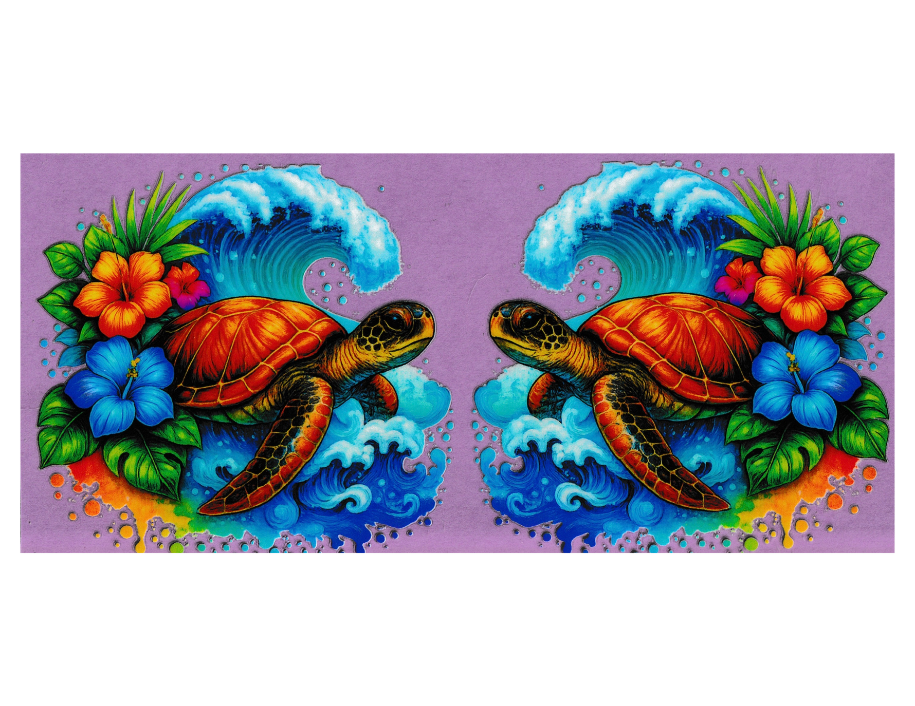 16oz Cup Wrap Turtle