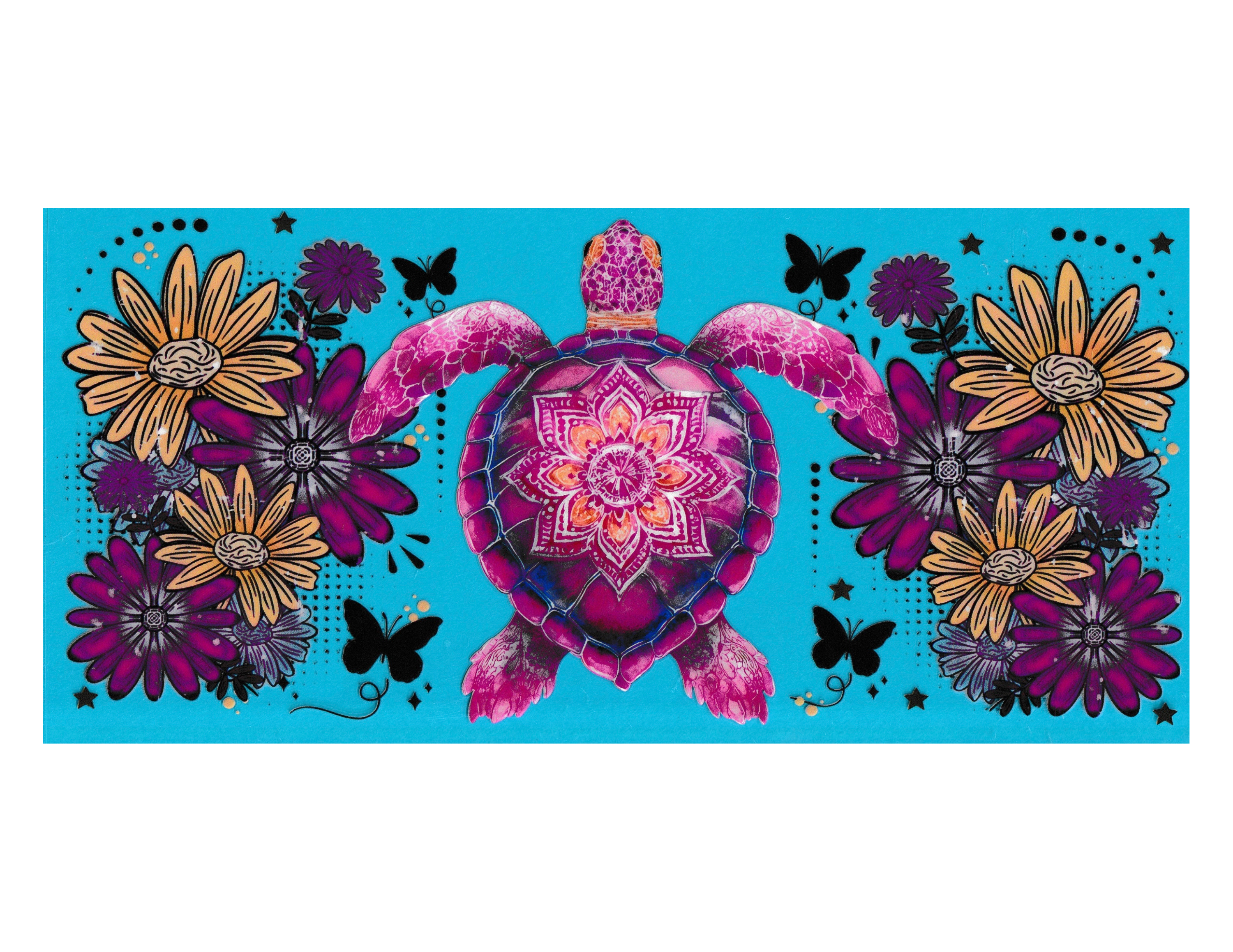 16oz Cup Wrap Turtle