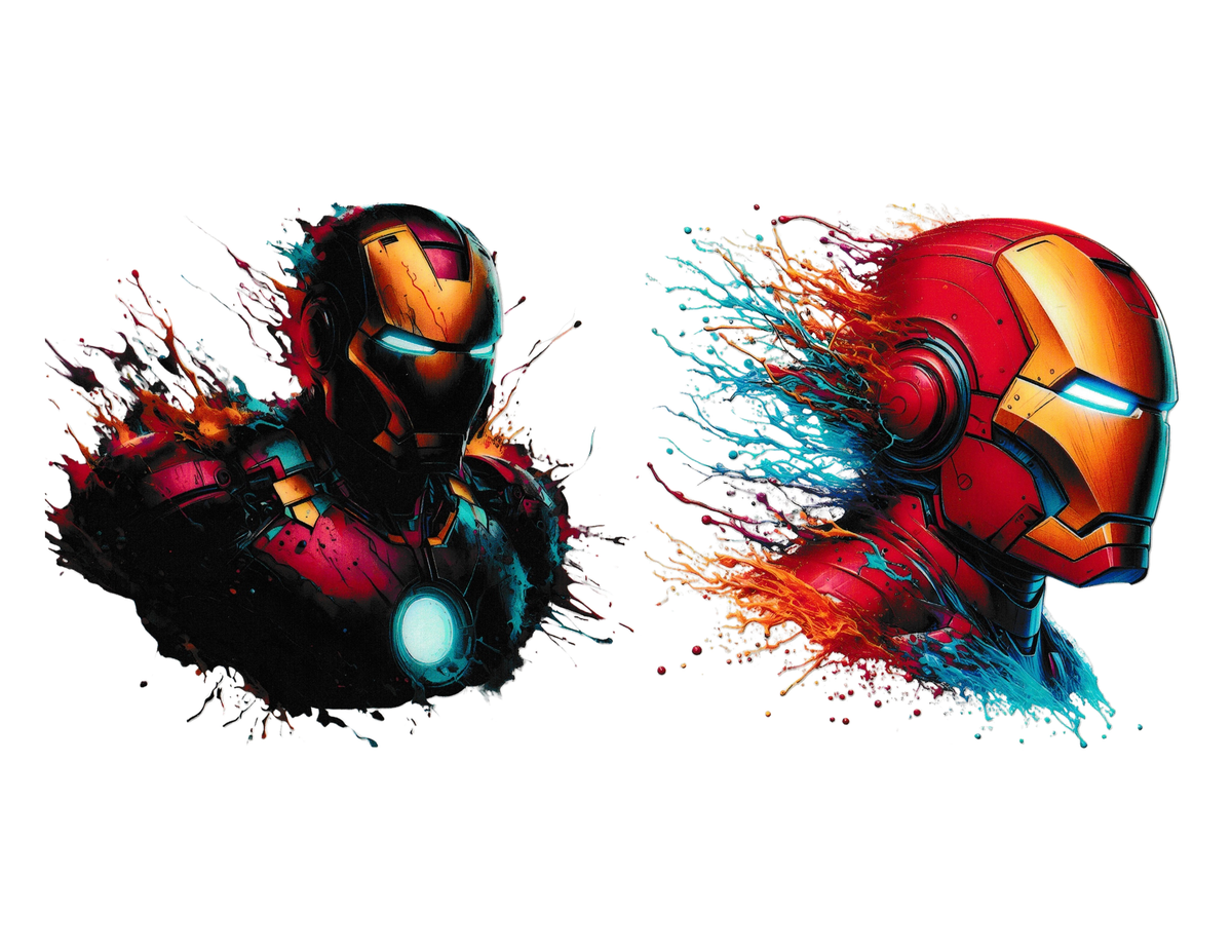 16oz Cup Wrap Iron Man