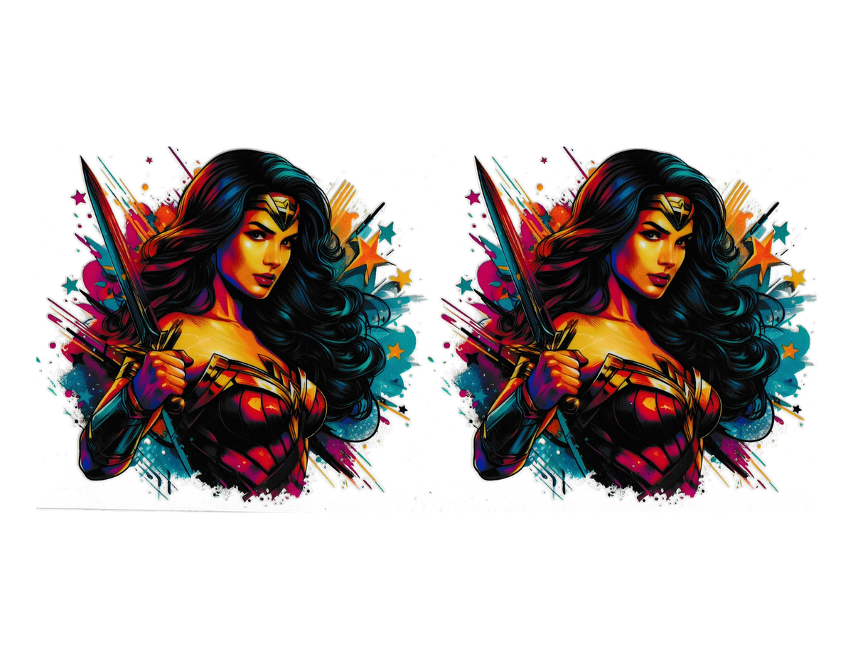 16oz Cup Wrap Wonder Woman