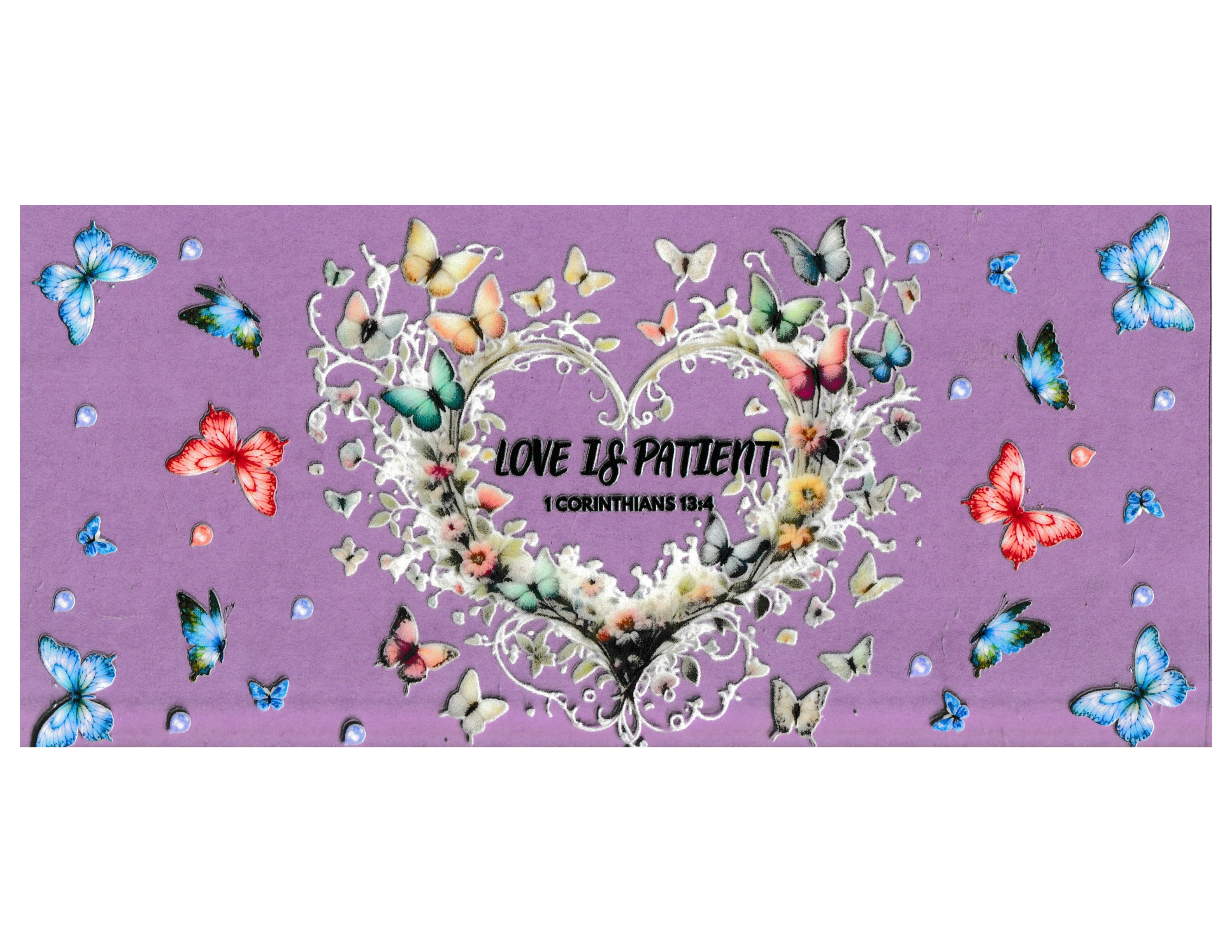 16oz Cup Wrap Love is Patient