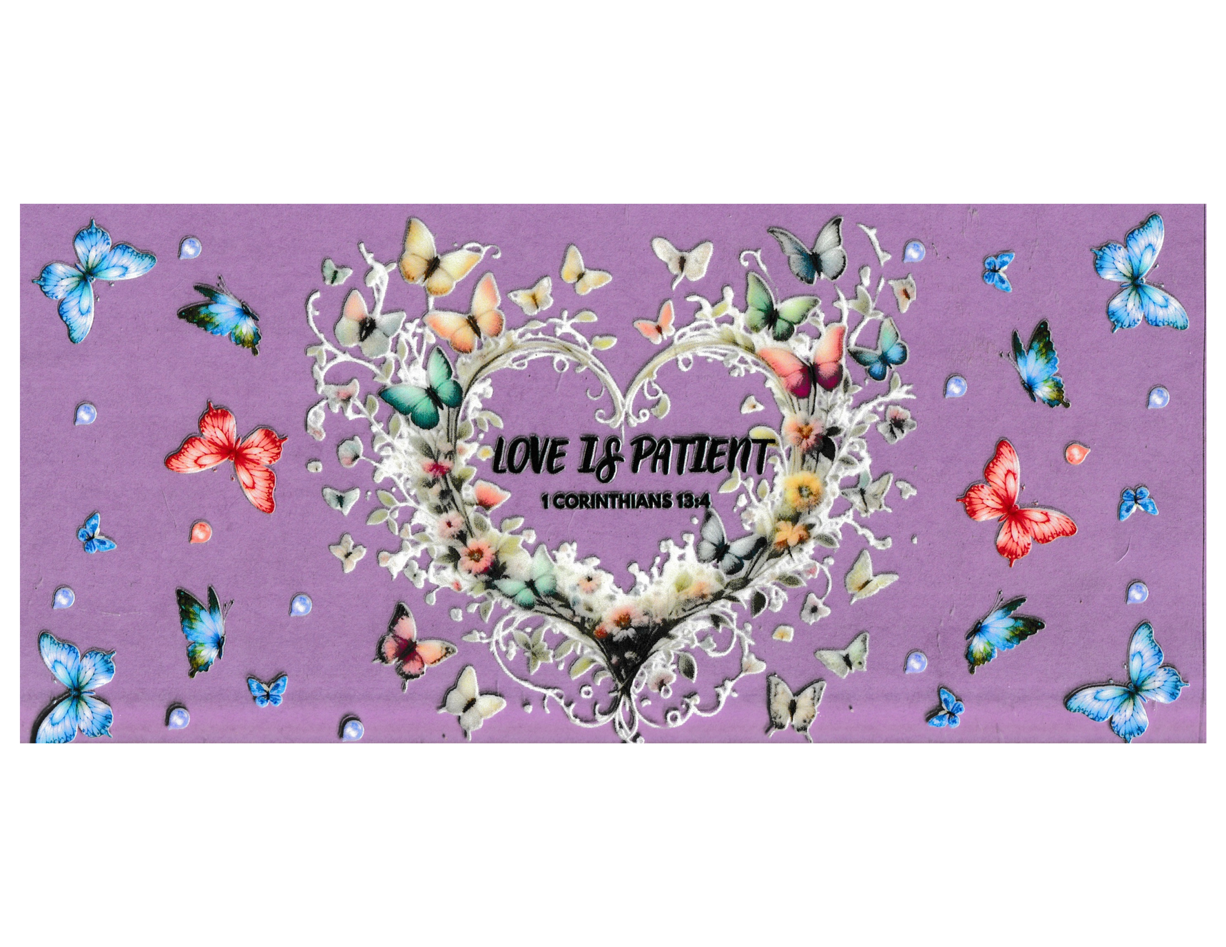 16oz Cup Wrap Love is Patient