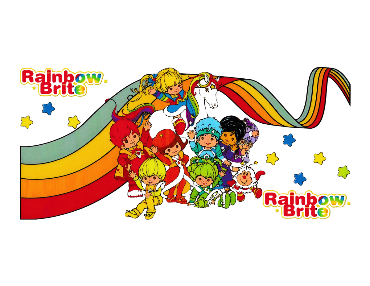 16oz Cup Wrap Rainbow Brite