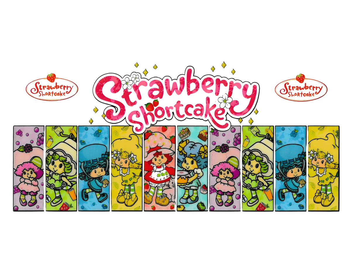 16oz Cup Wrap Strawberry Shortcake