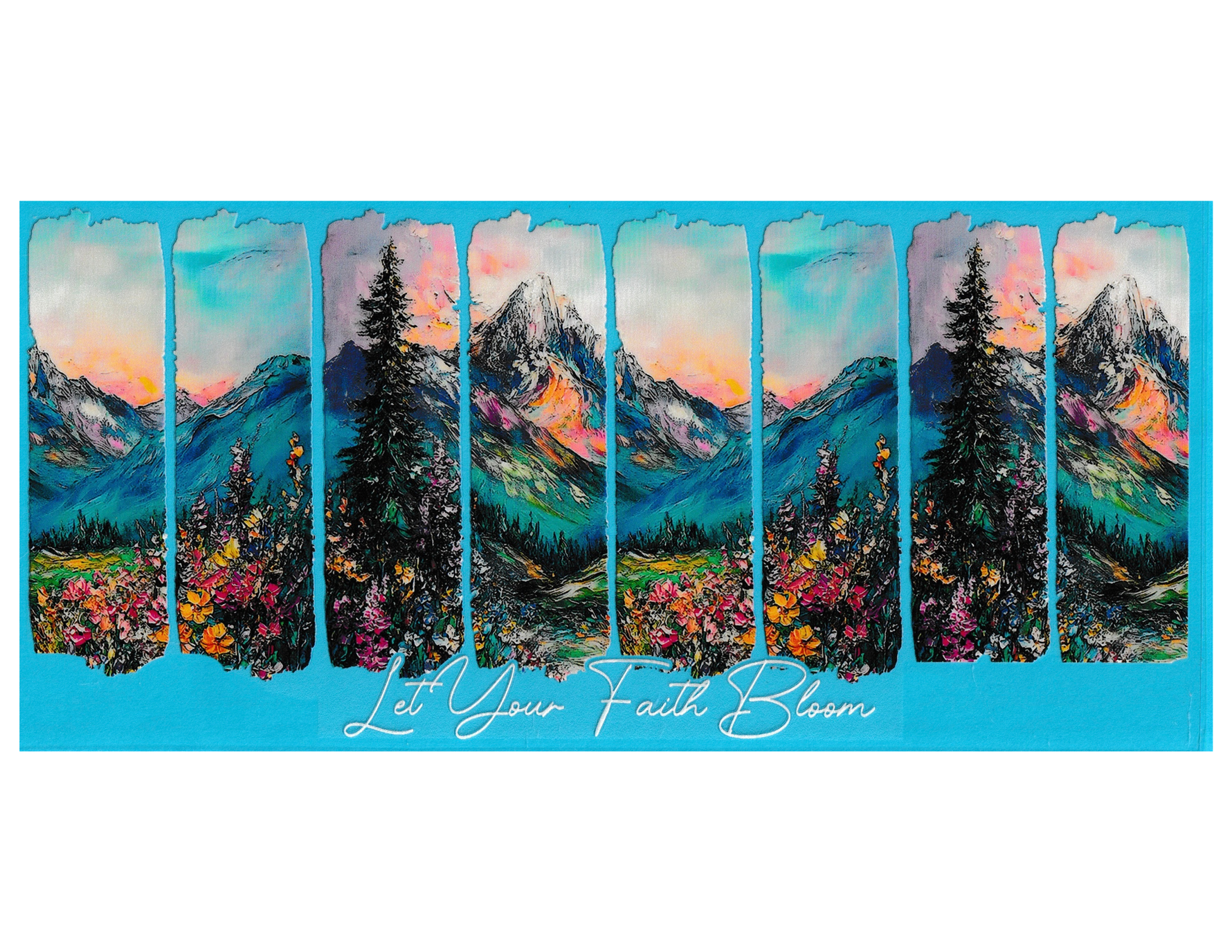 16oz Cup Wrap Faith Bloom