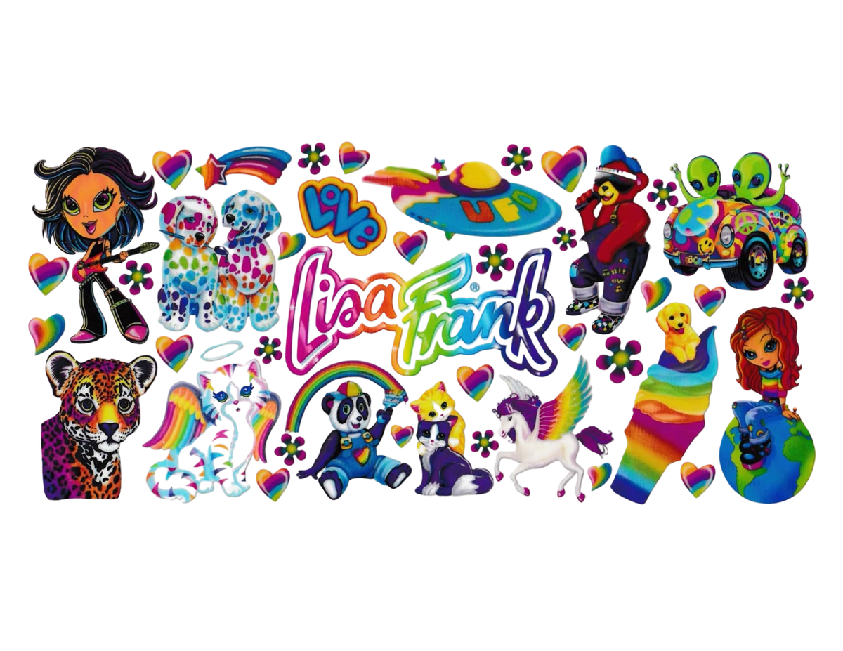 16oz Cup Wrap Lisa Frank