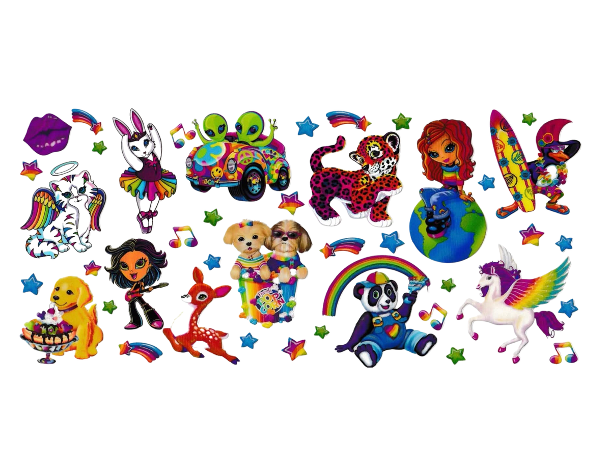 16oz Cup Wrap Lisa Frank