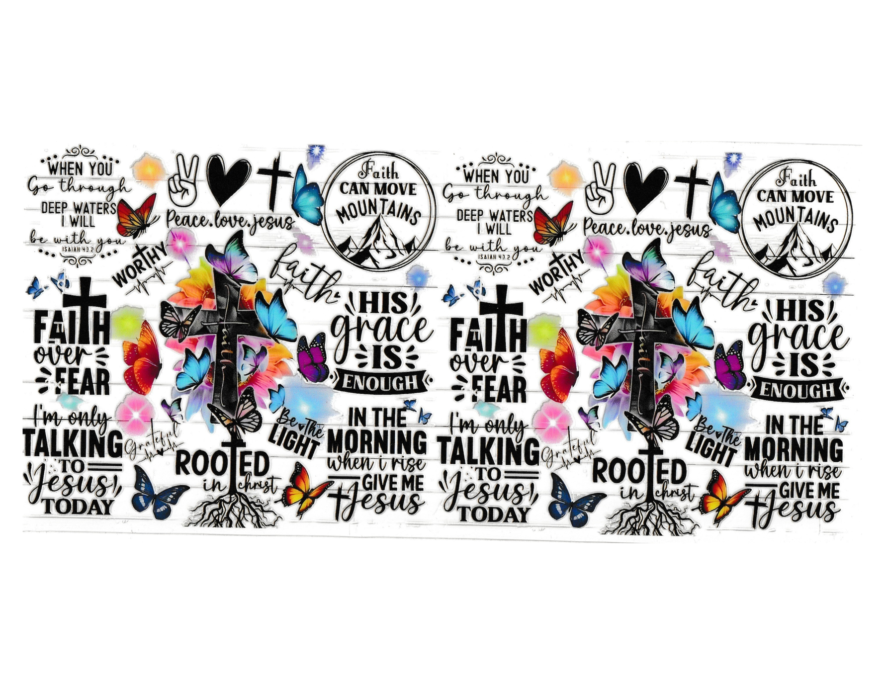 16oz Cup Wrap Bible Affirmations