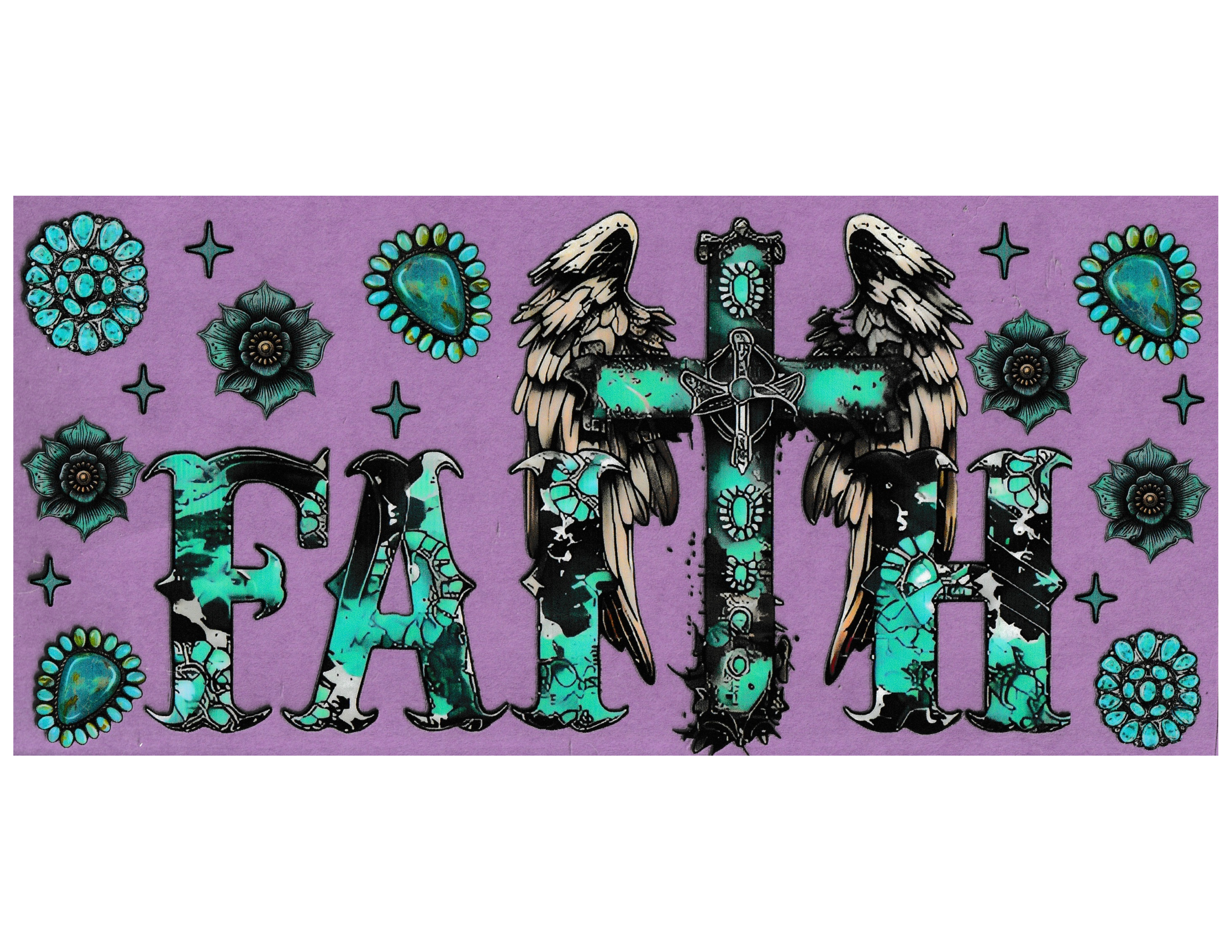 16oz Cup Wrap Faith