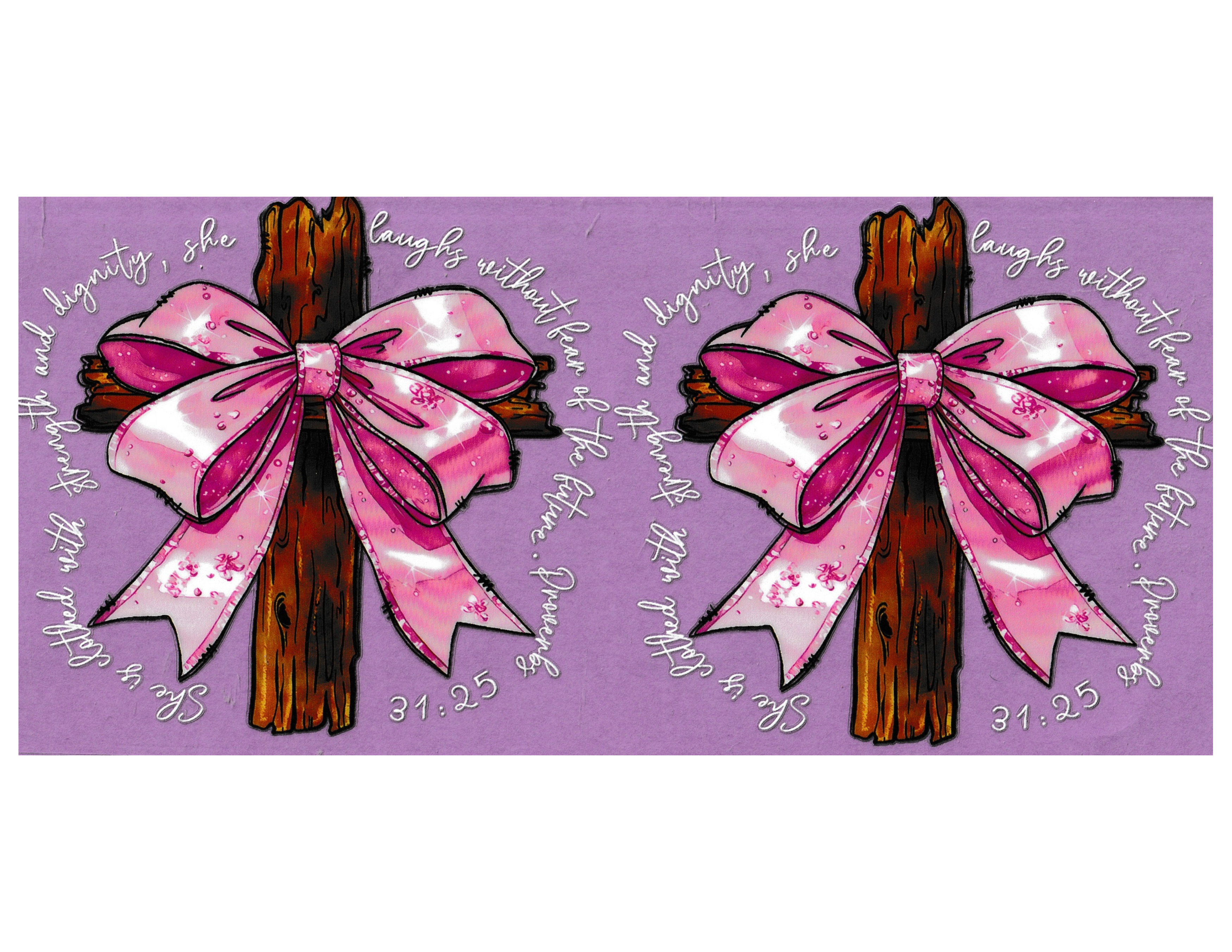 16oz Cup Wrap She is Clothed