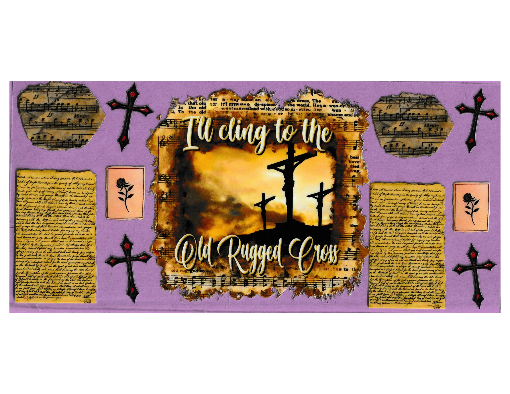 16oz Cup Wrap Old Rugged Cross