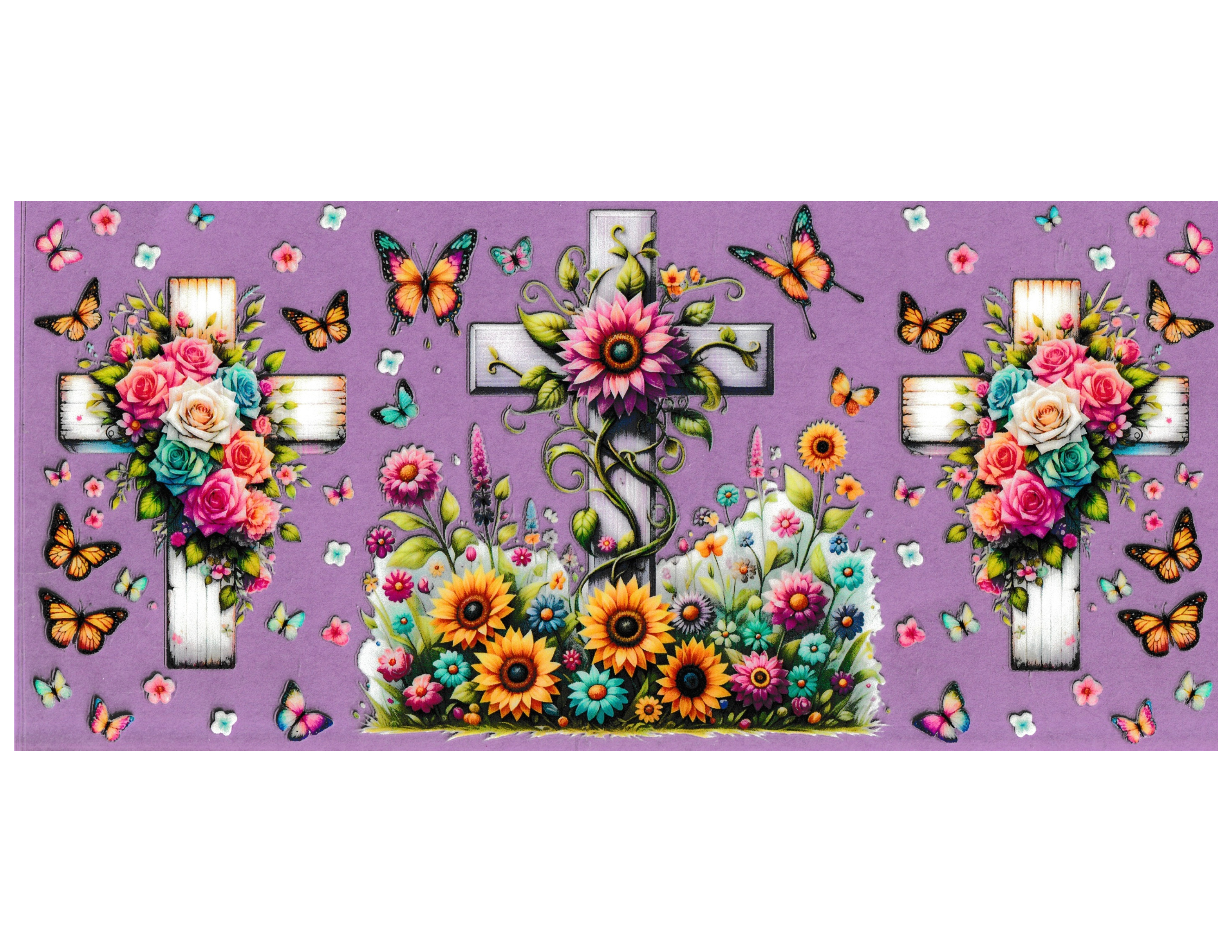 16oz Cup Wrap Cross