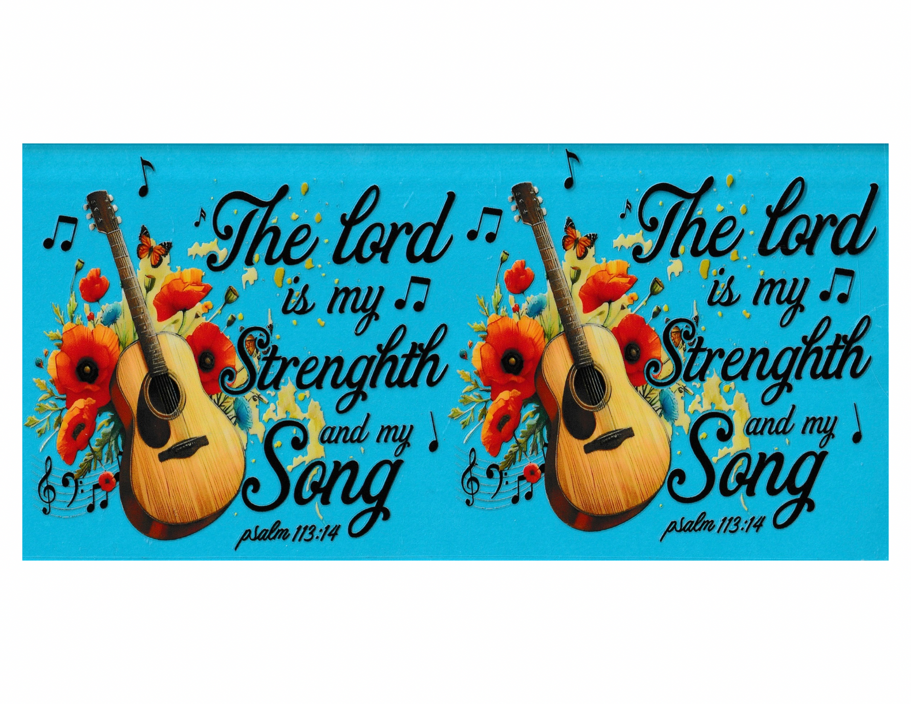 16oz Cup Wrap Strength and my Song