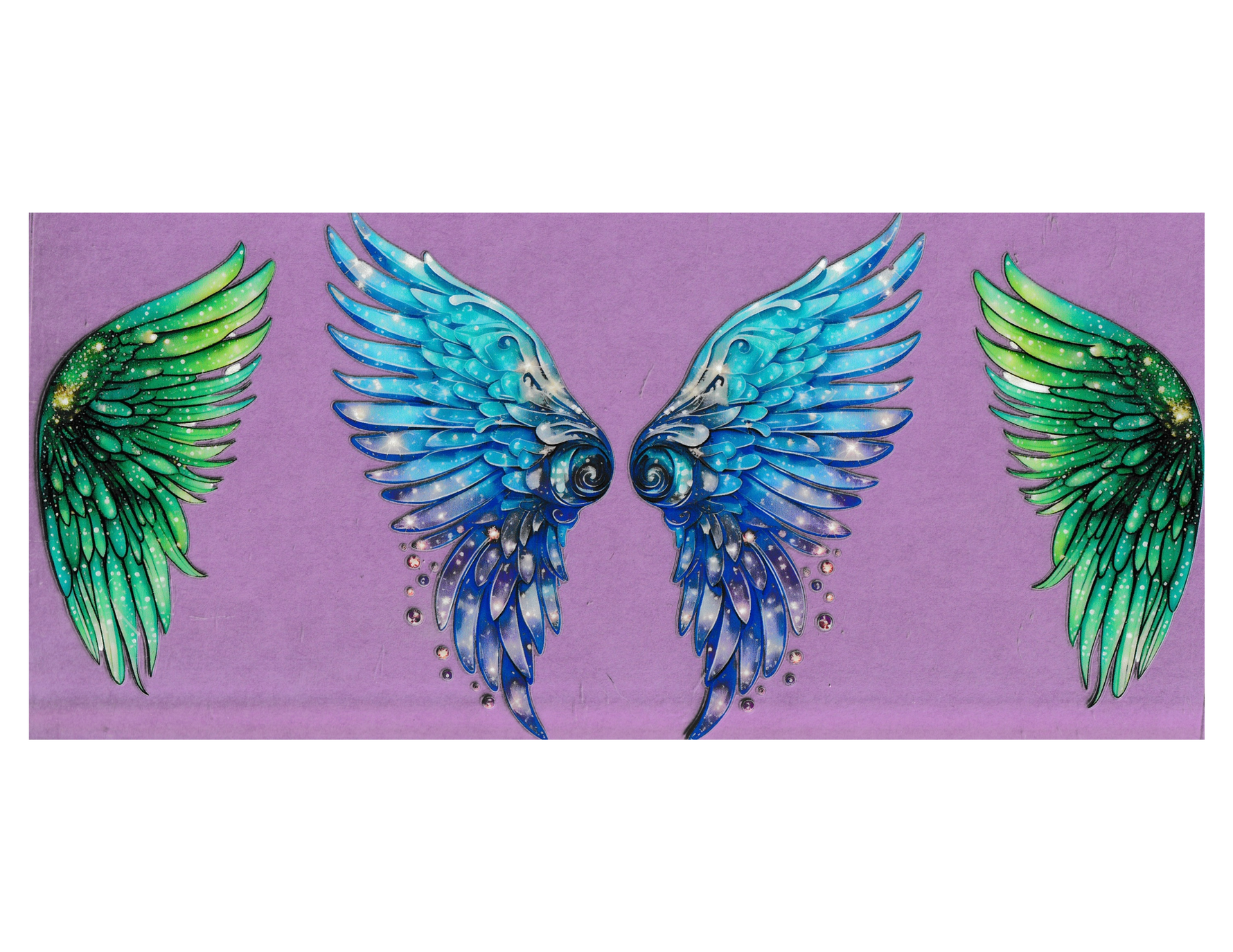 16oz Cup Wrap Angel Wings