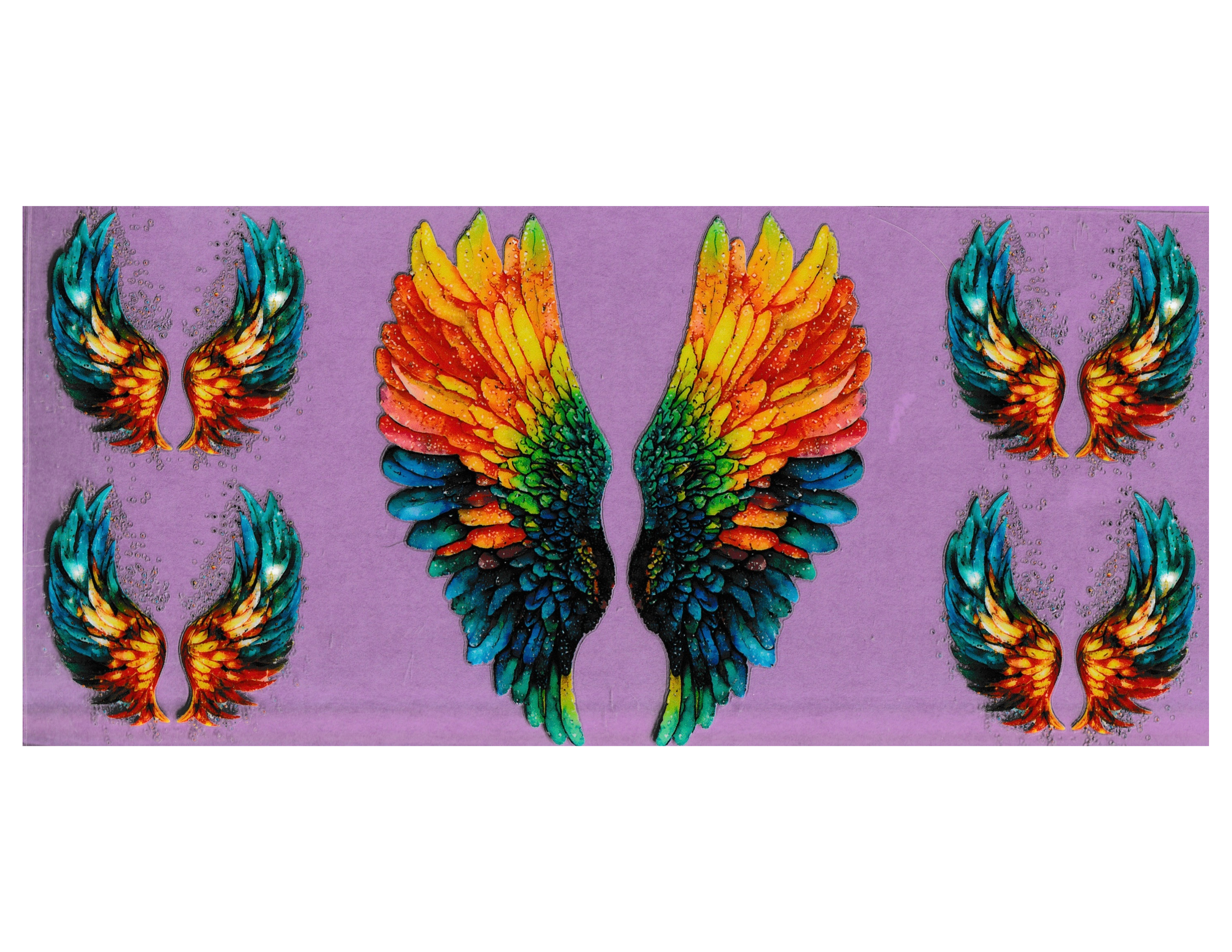 16oz Cup Wrap Angel Wings