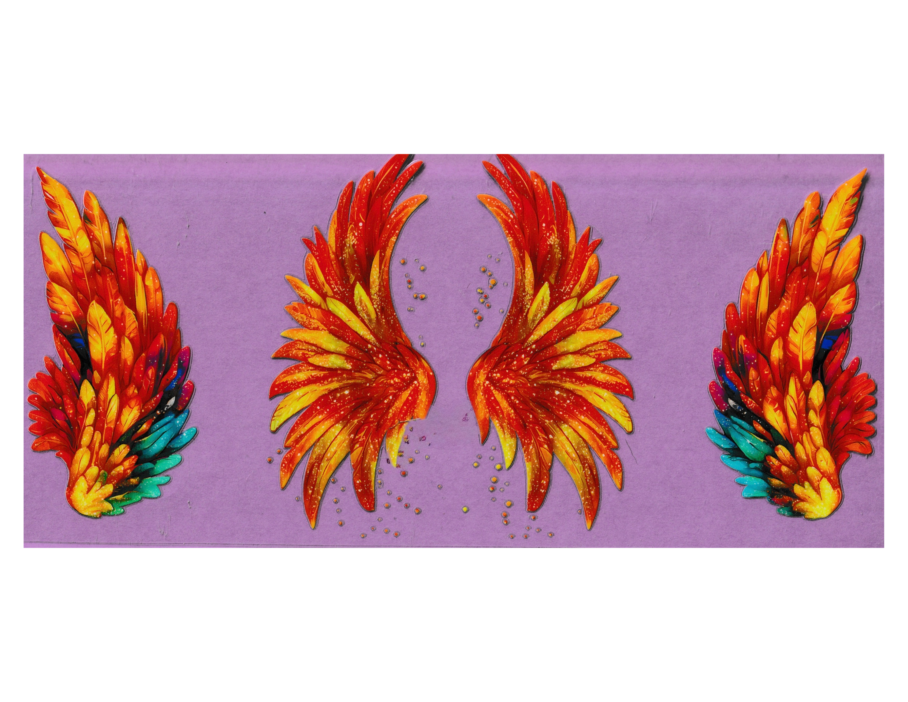 16oz Cup Wrap Angel Wings