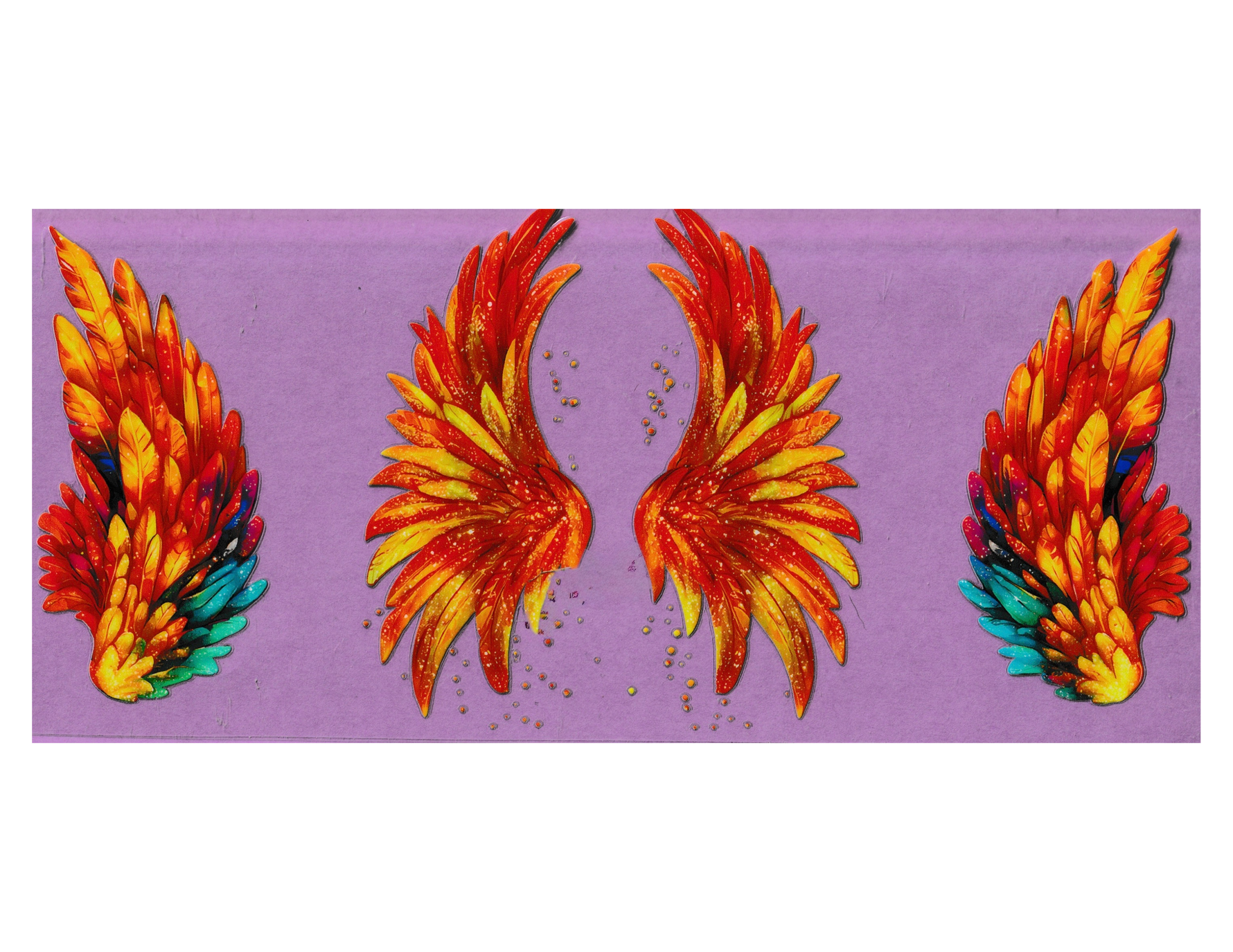 16oz Cup Wrap Angel Wings