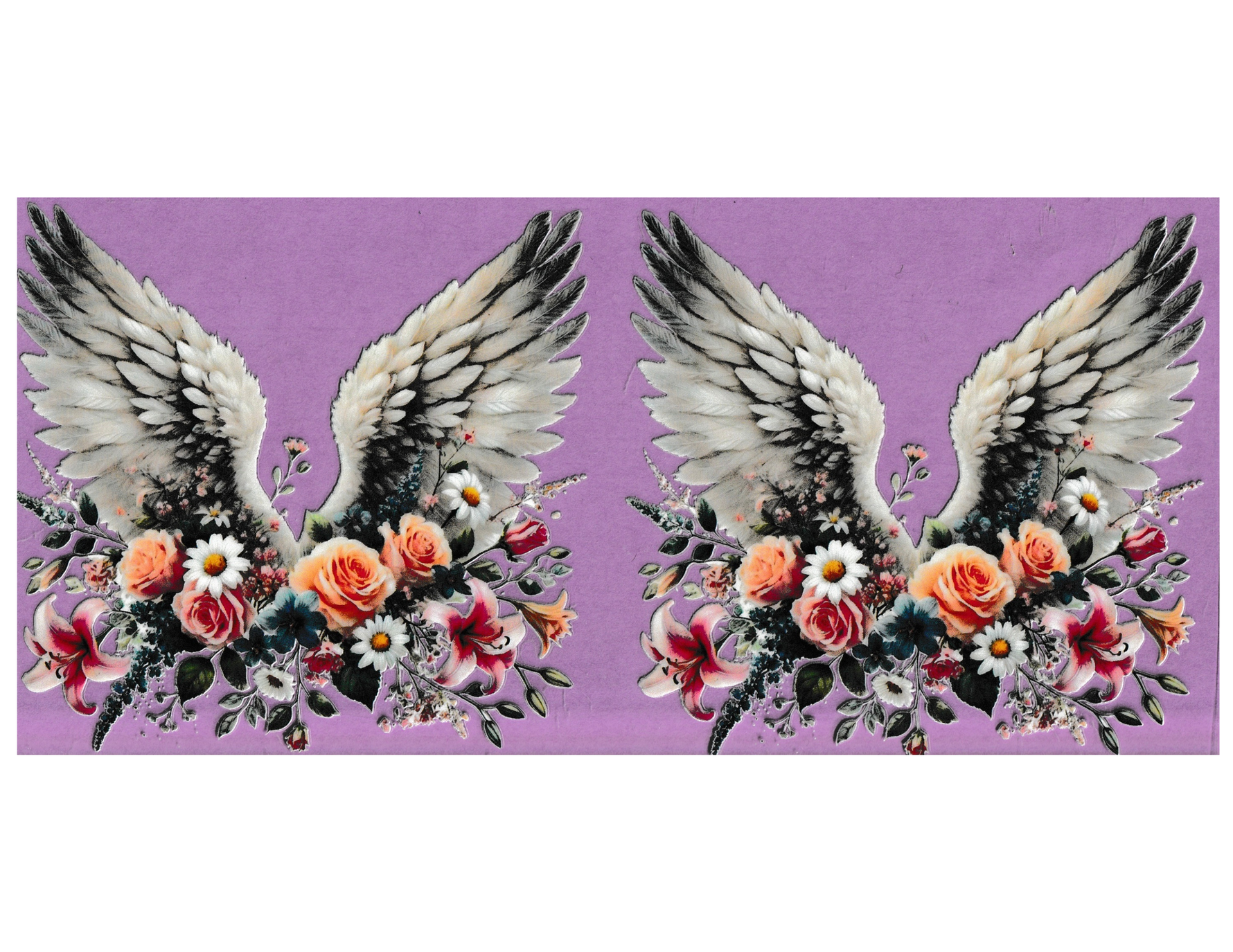 16oz Cup Wrap Angel Wings