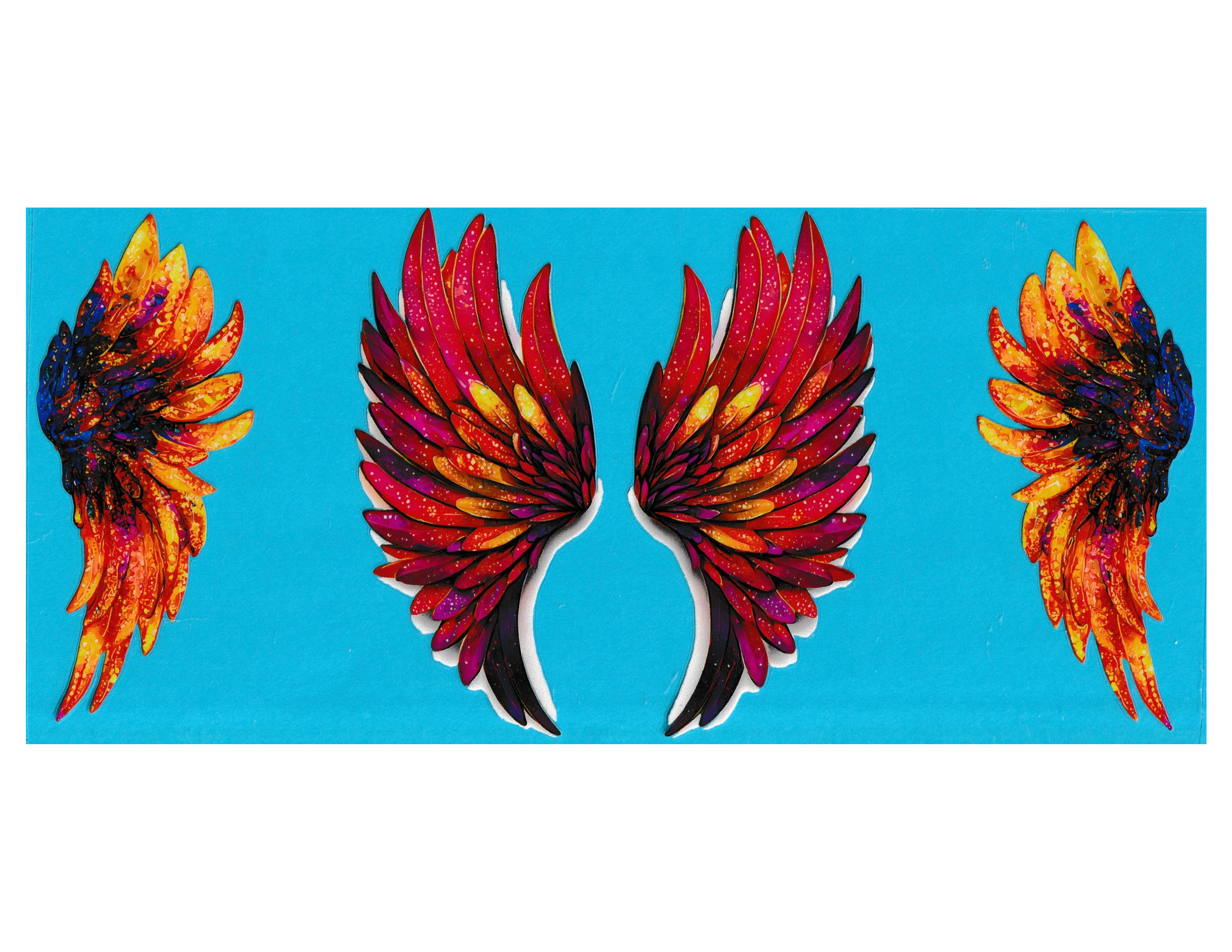 16oz Cup Wrap Angel Wings