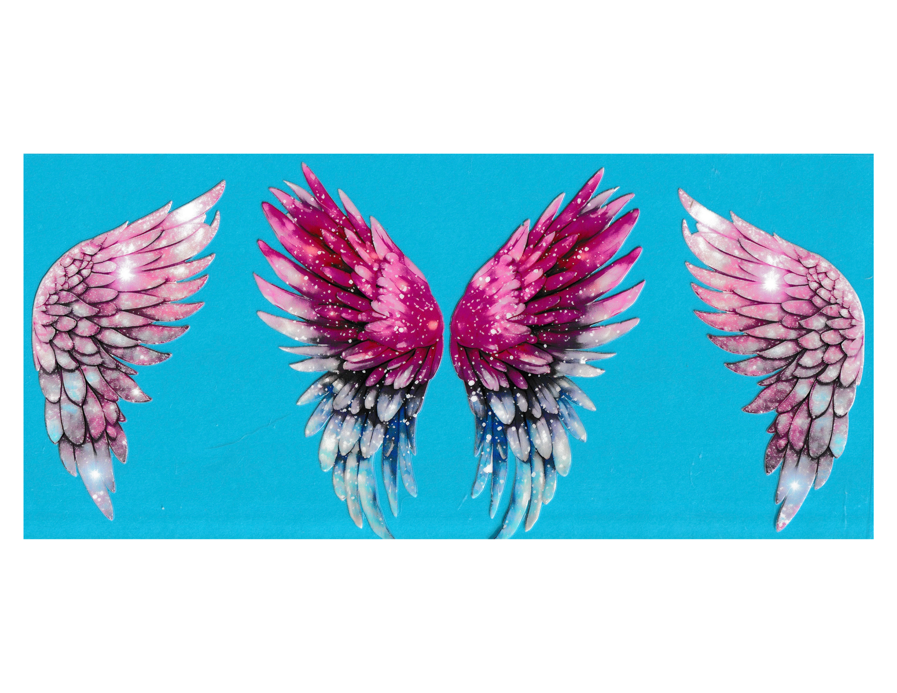 16oz Cup Wrap Angel Wings