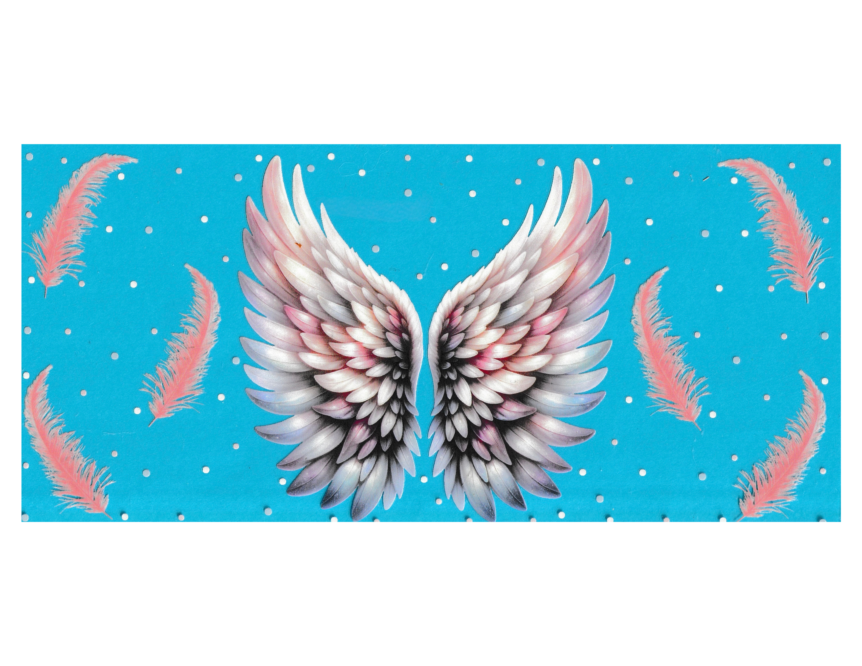 16oz Cup Wrap Angel Wings