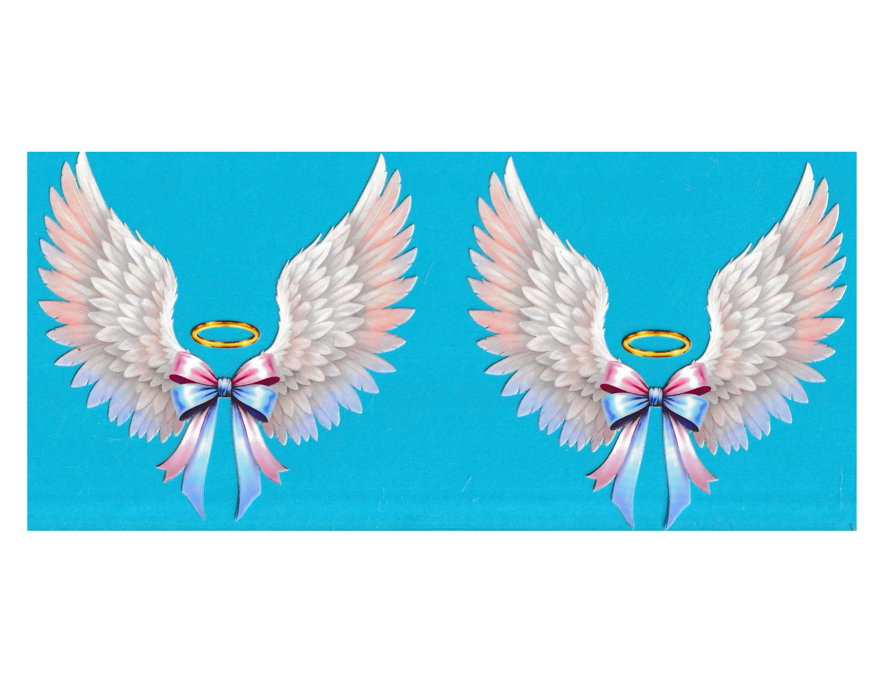 16oz Cup Wrap Angel Wings