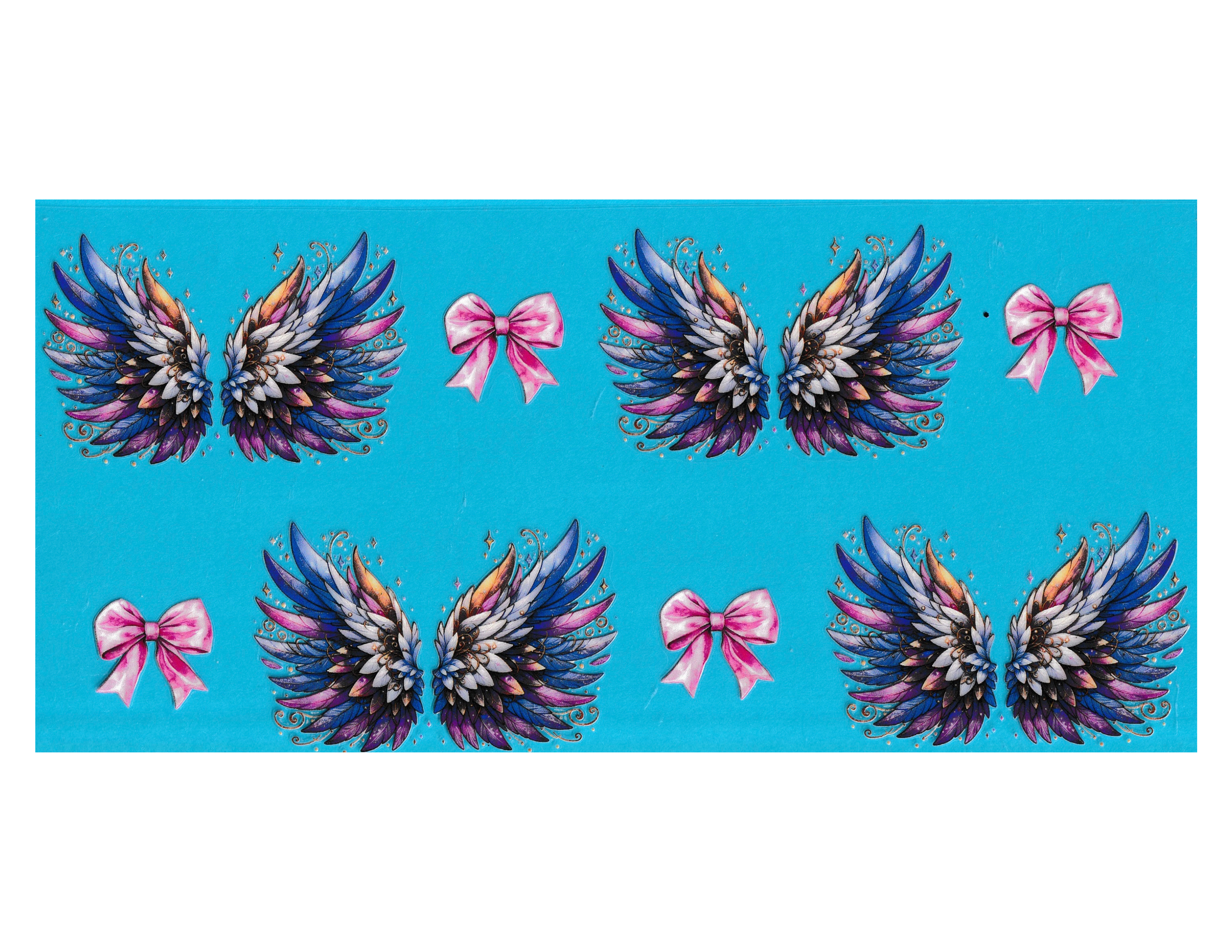 16oz Cup Wrap Angel Wings