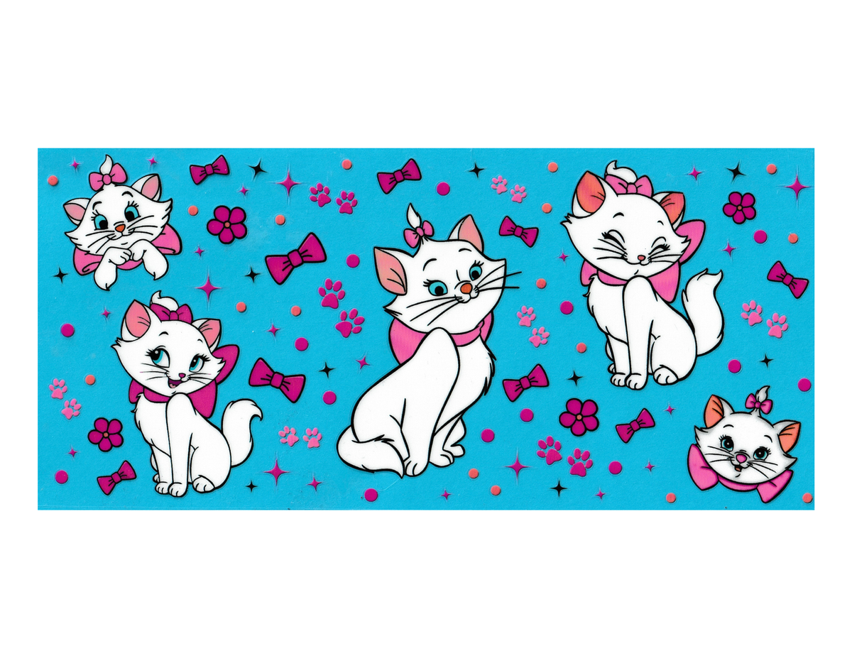 16oz Cup Wrap Marie the Cat