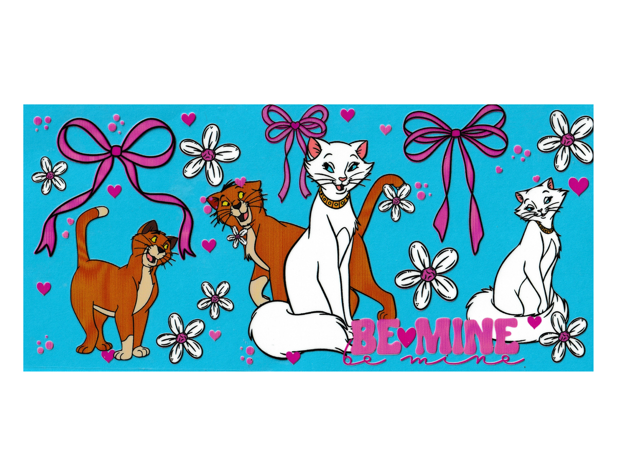 16oz Cup Wrap Aristocats Be Mine