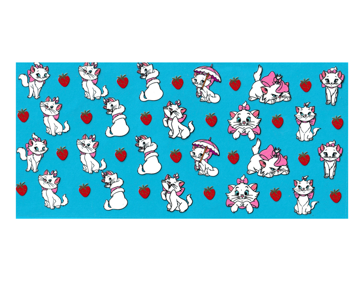 16oz Cup Wrap Marie the Cat